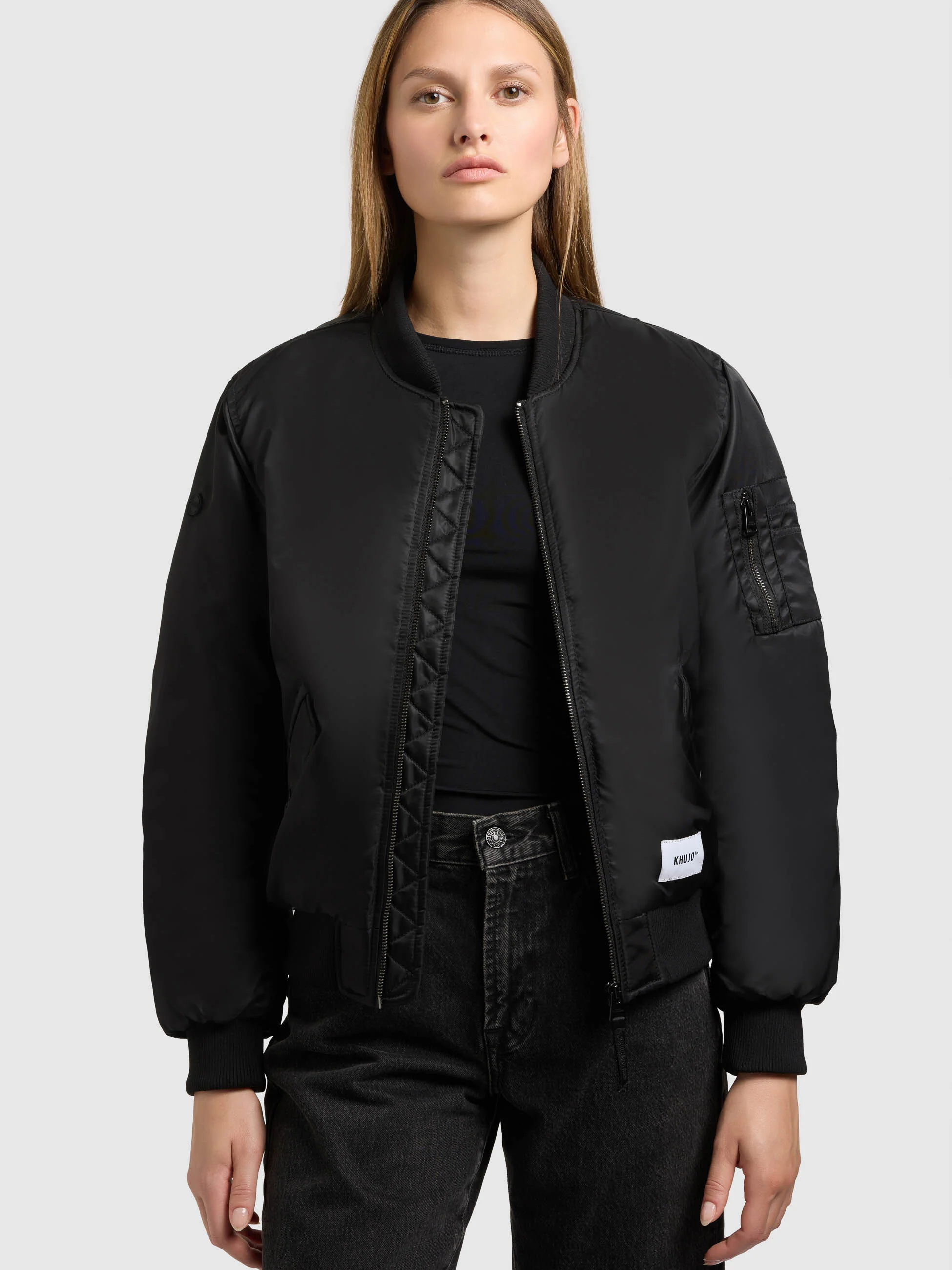 Jacke KASIA BOMBER BLACK - Image 7