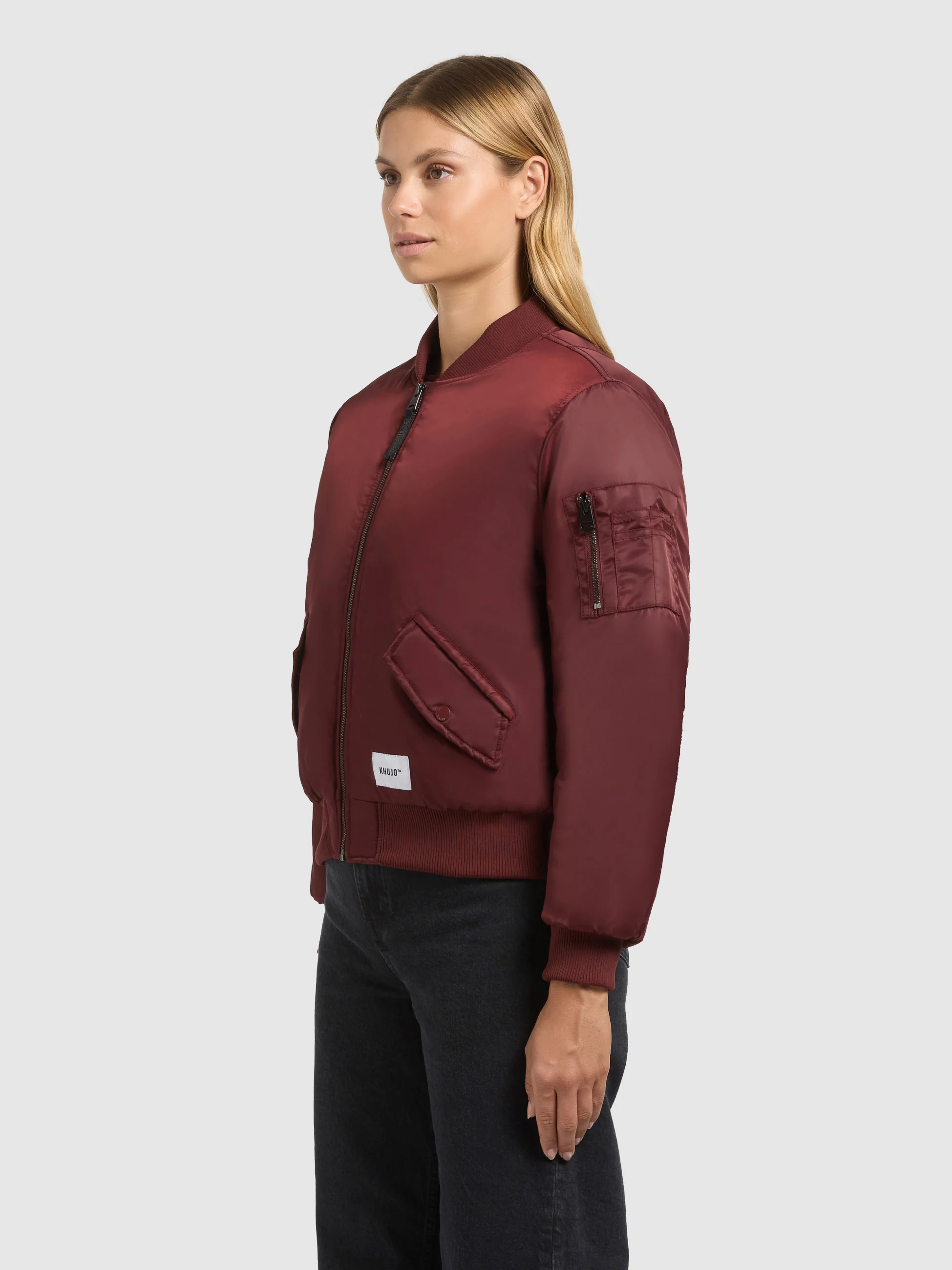 Jacke KASIA BURGUNDY RED - Image 5