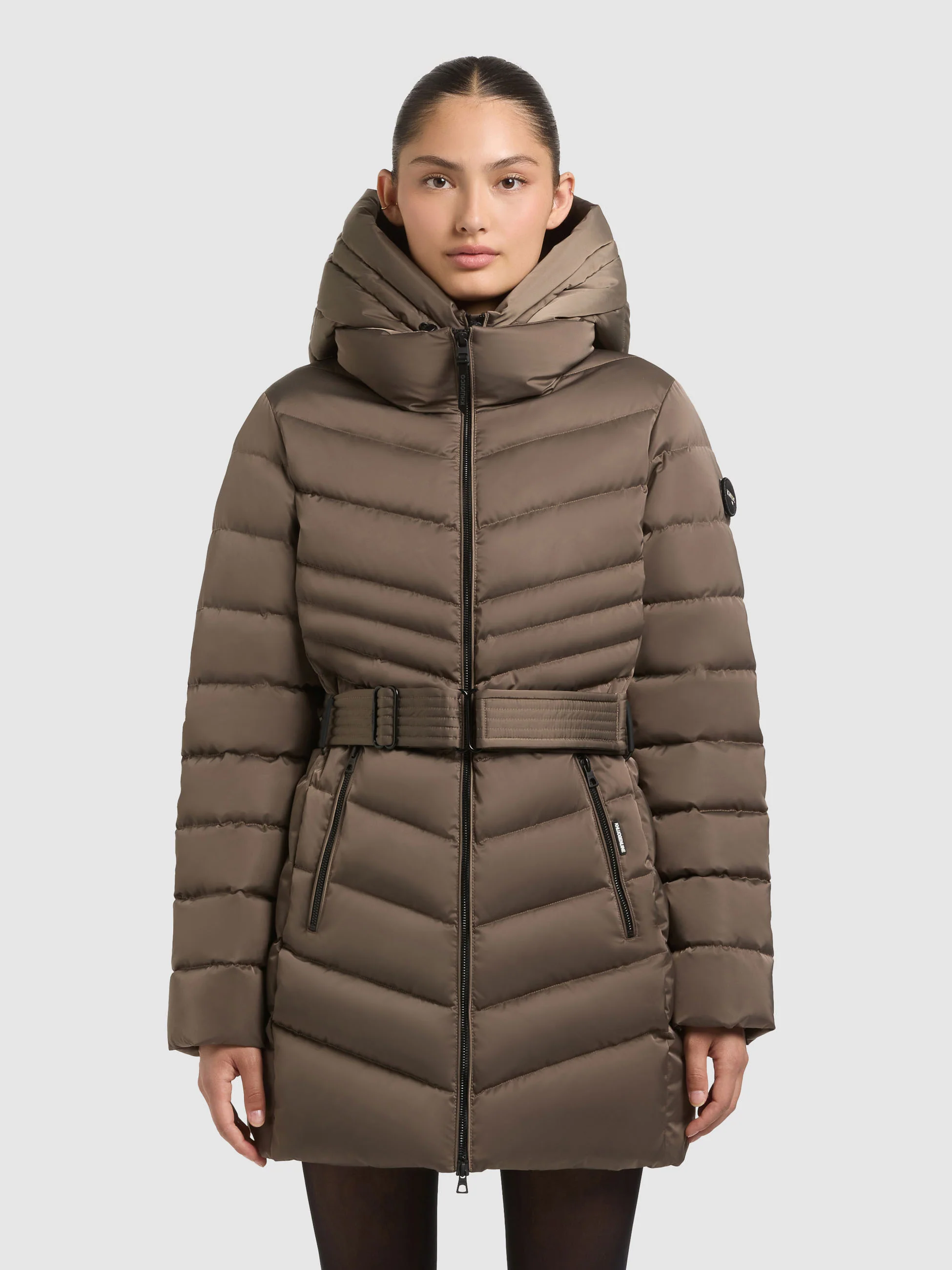 Jacke KINA CANE BROWN - Image 4