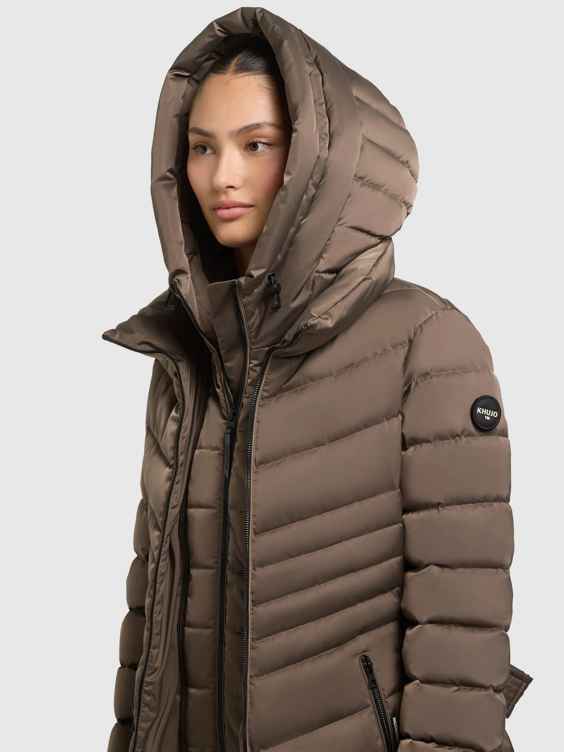 Jacke KINA CANE BROWN - Image 7