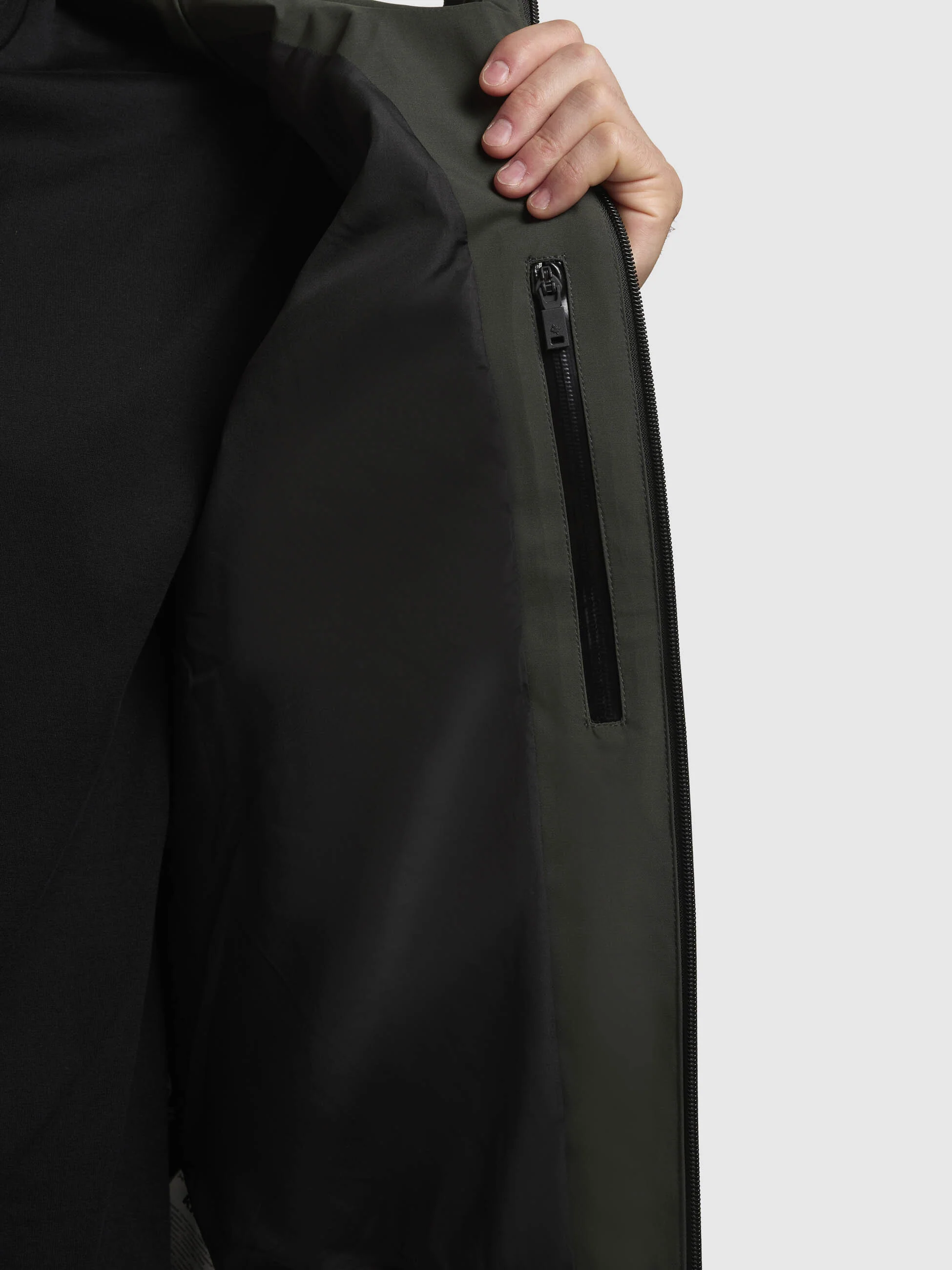 Jacke LARM Dunkelgrün - Image 8