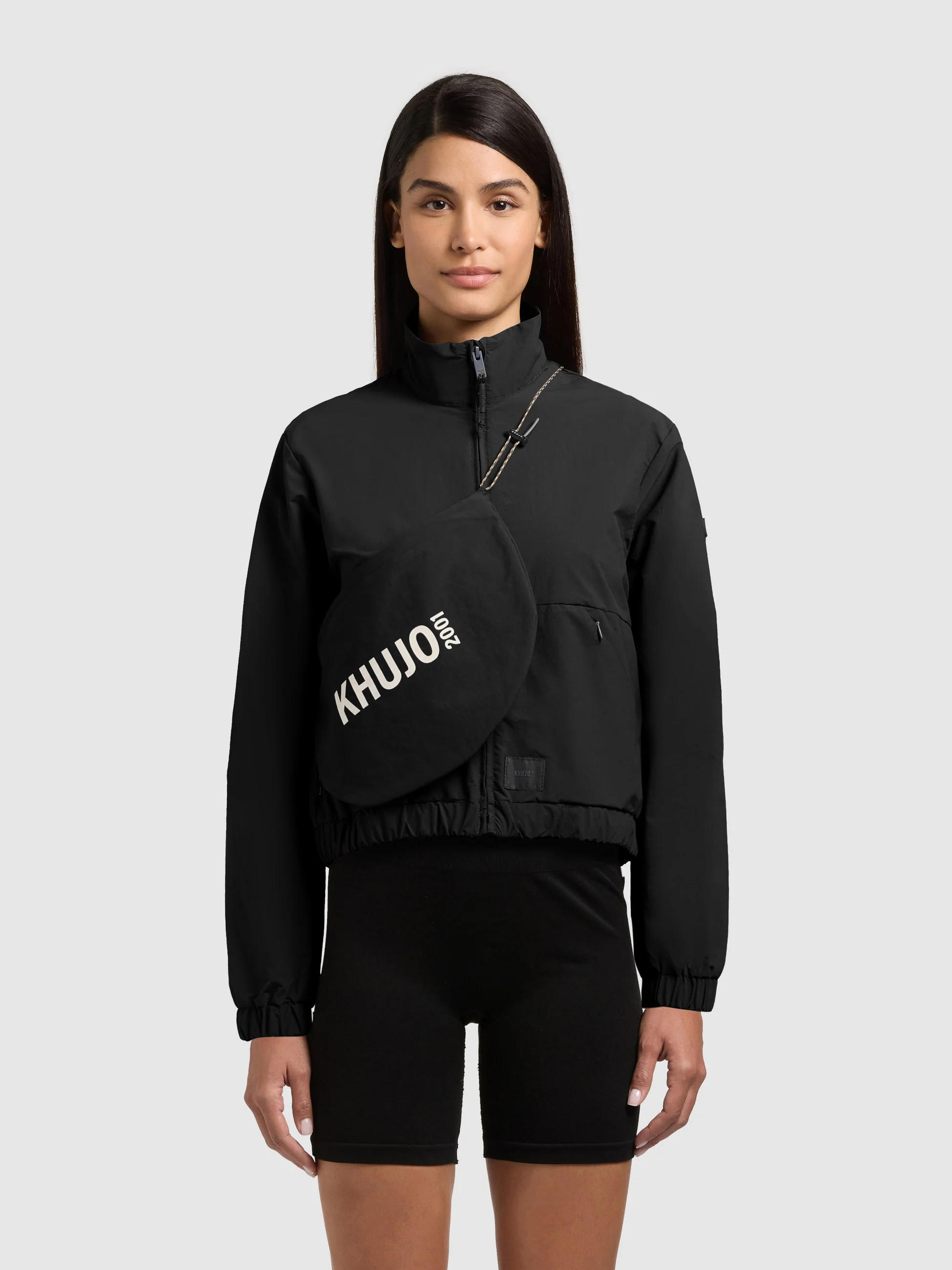 Jacke LEITZI WITH BAG BLACK - Image 4