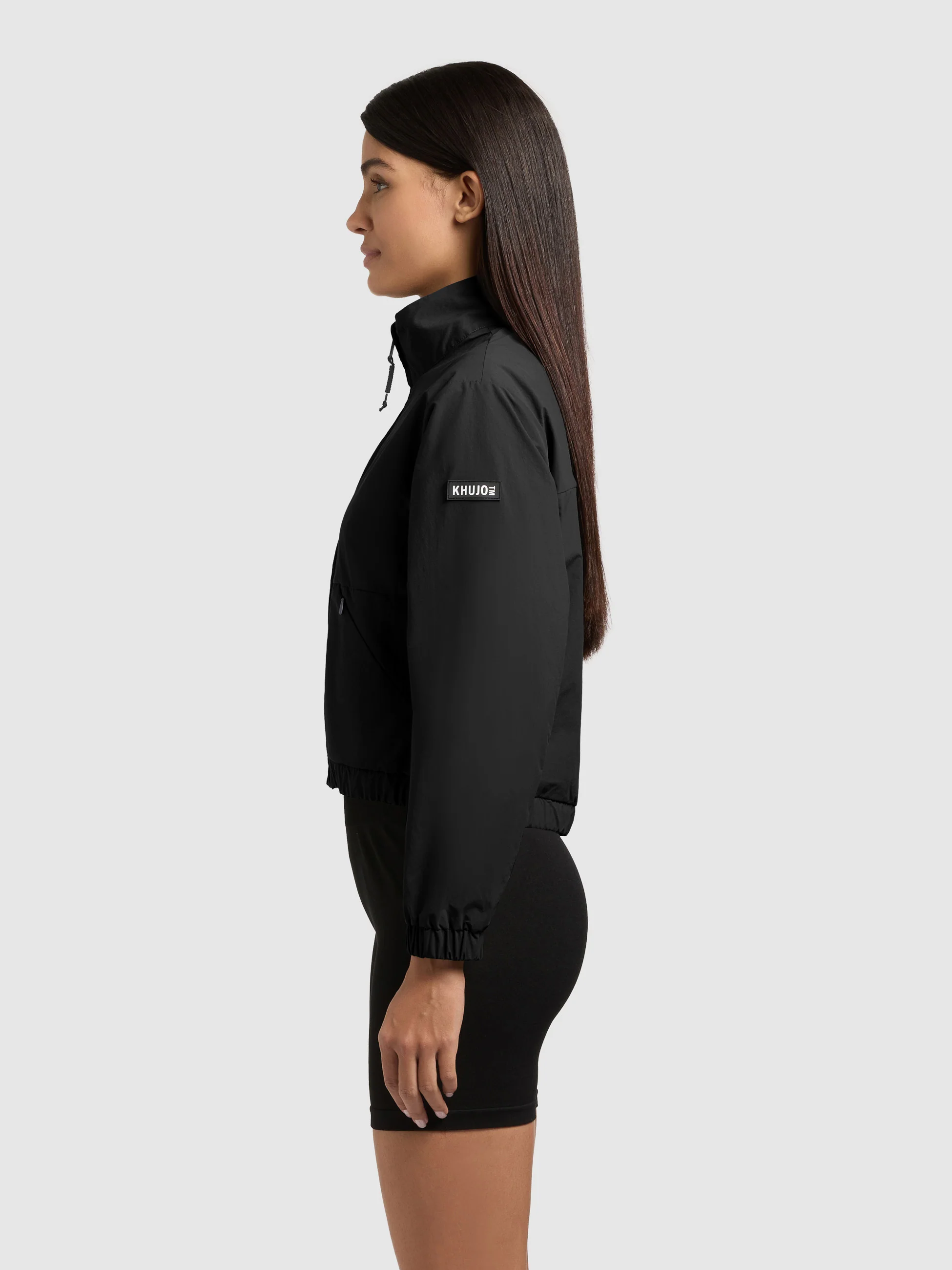 Jacke LEITZI WITH BAG BLACK - Image 5