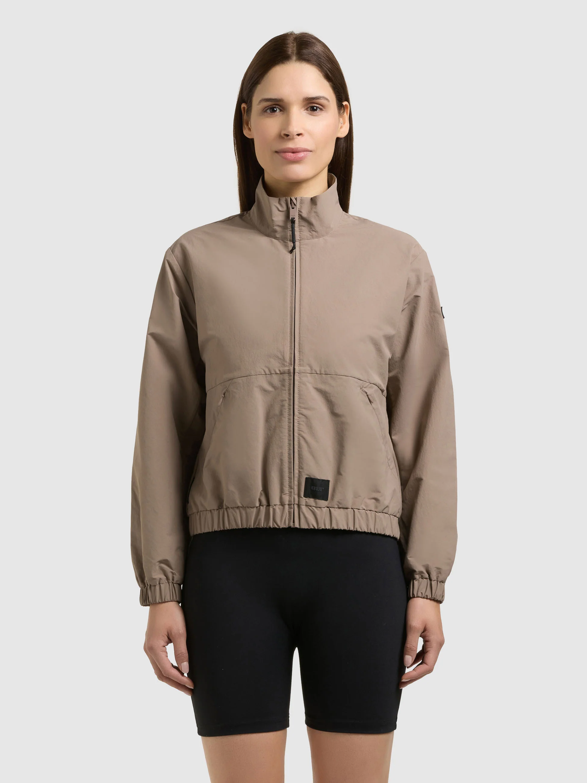Jacke LEITZI WITH BAG LATTE BROWN - Image 4