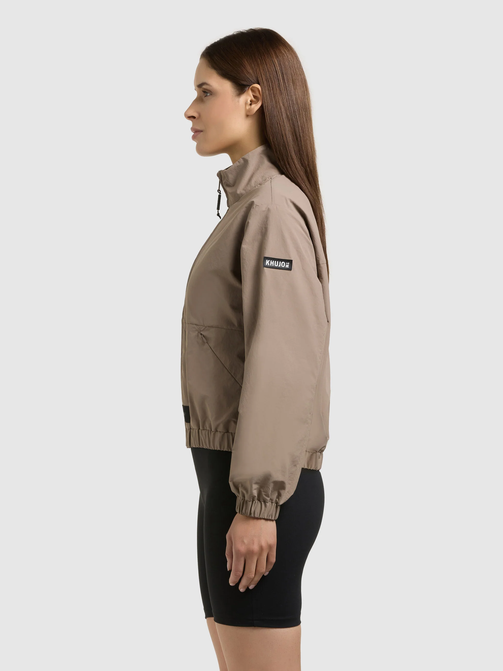 Jacke LEITZI WITH BAG LATTE BROWN - Image 5