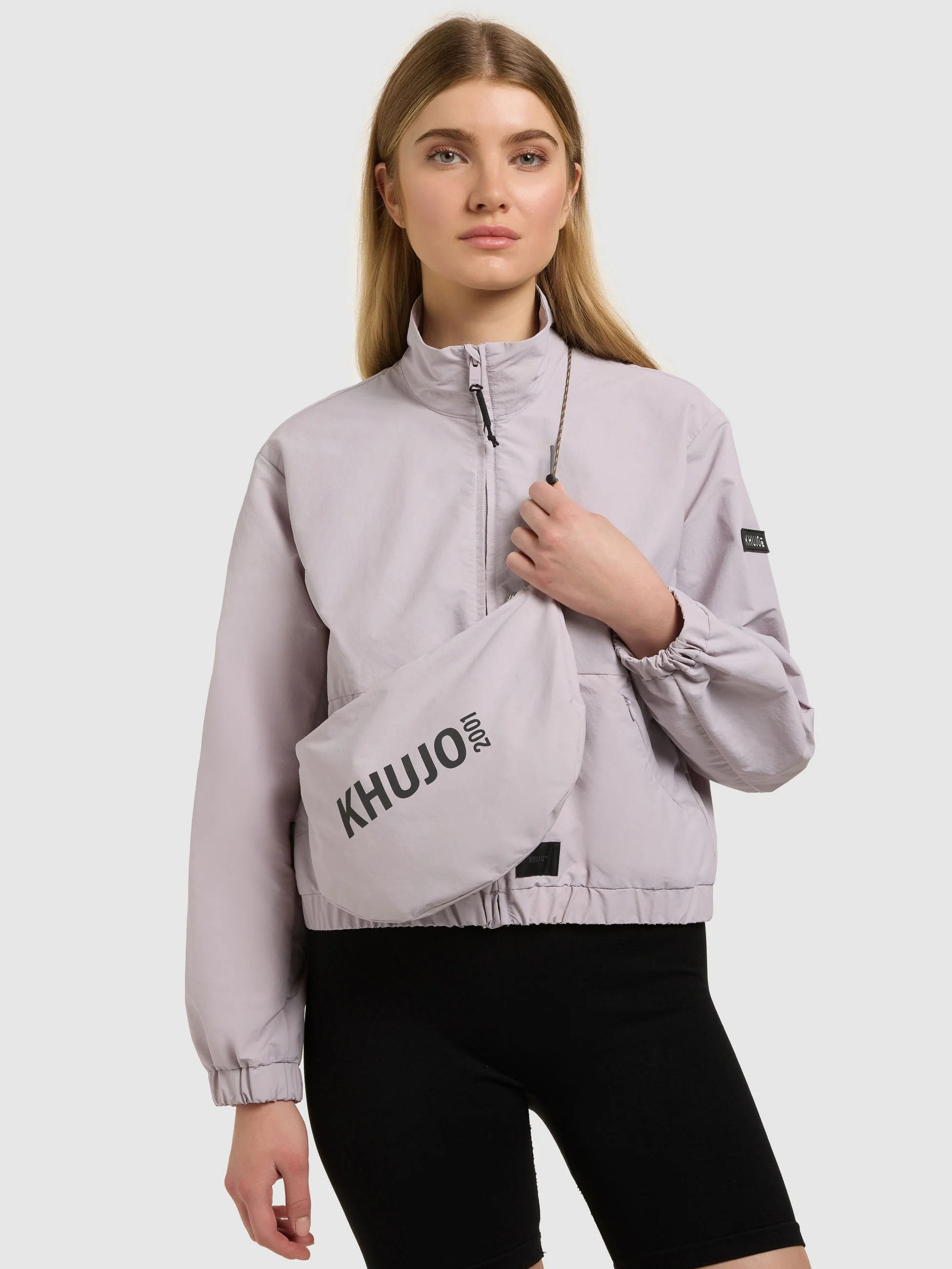 Jacke LEITZI WITH BAG RAINDROPS LILAC - Image 7
