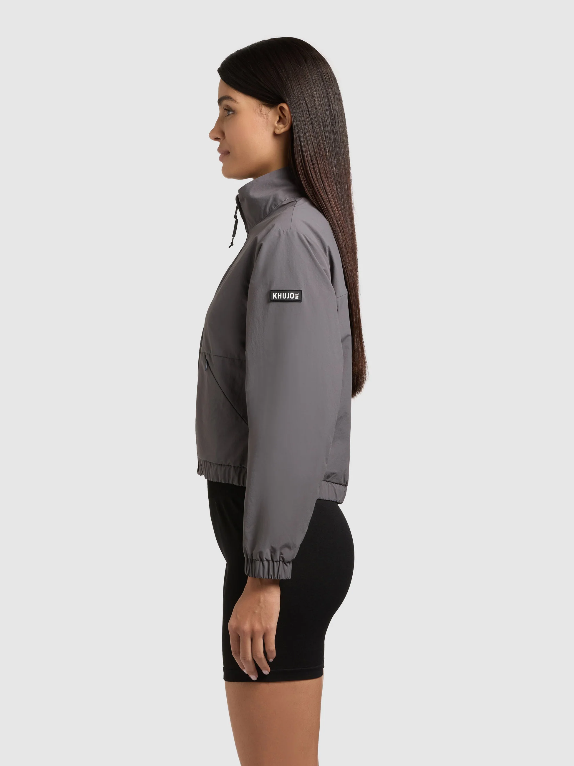 Jacke LEITZI WITH BAG SLATE GREY - Image 5