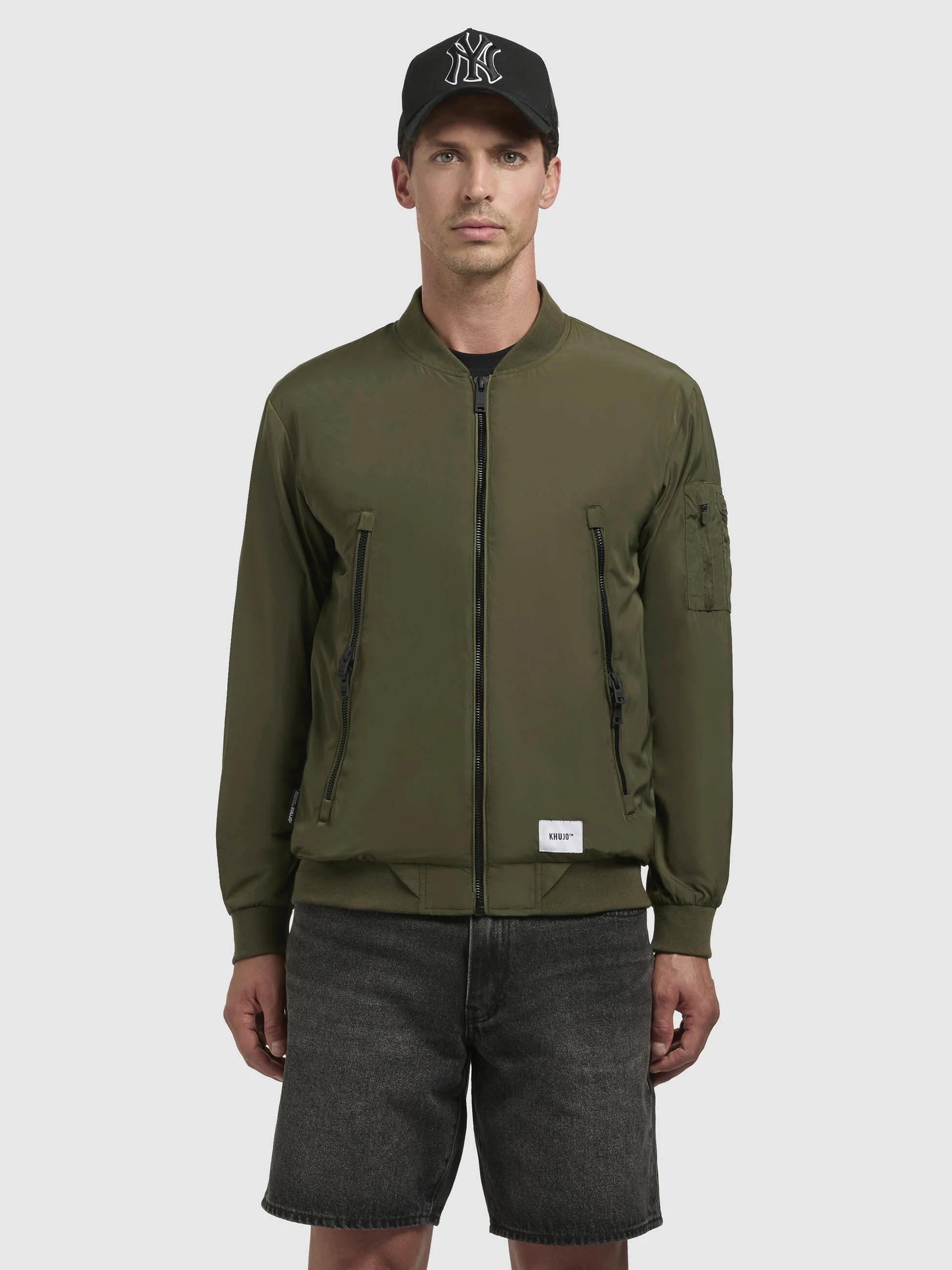 Jacke LISTENER Olivgrün - Image 4