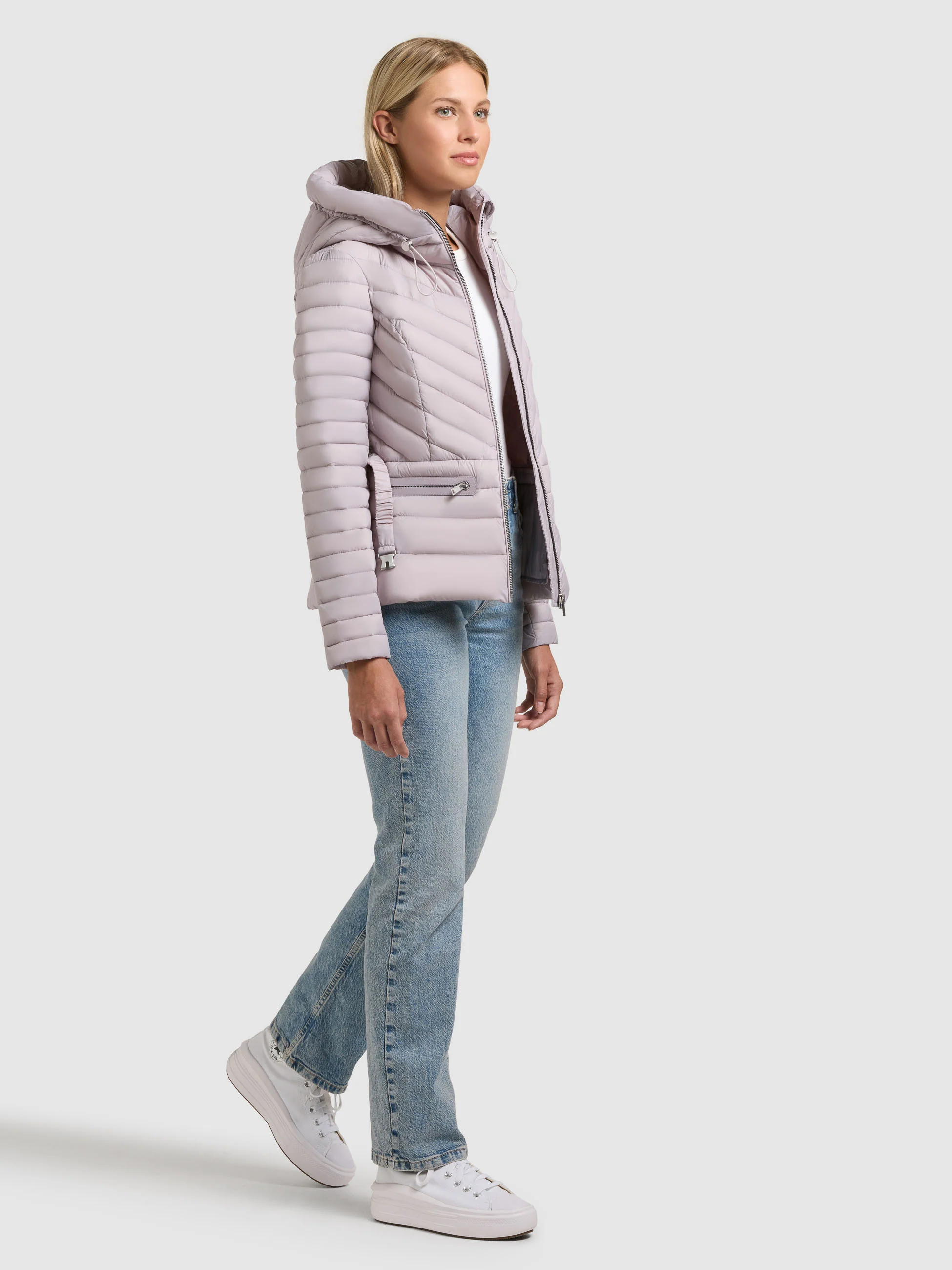 Jacke LORELLA RAINDROPS LILAC - Image 6