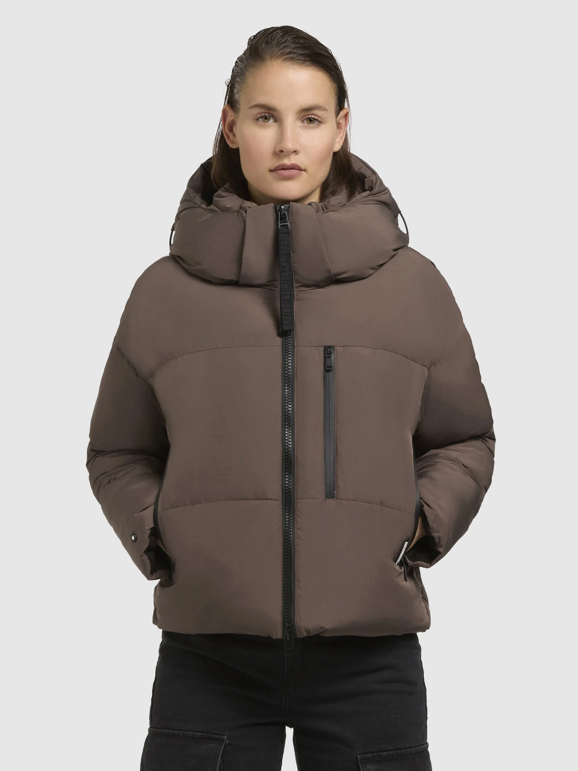 Jacke LUXA Taupe dunkel - Image 4