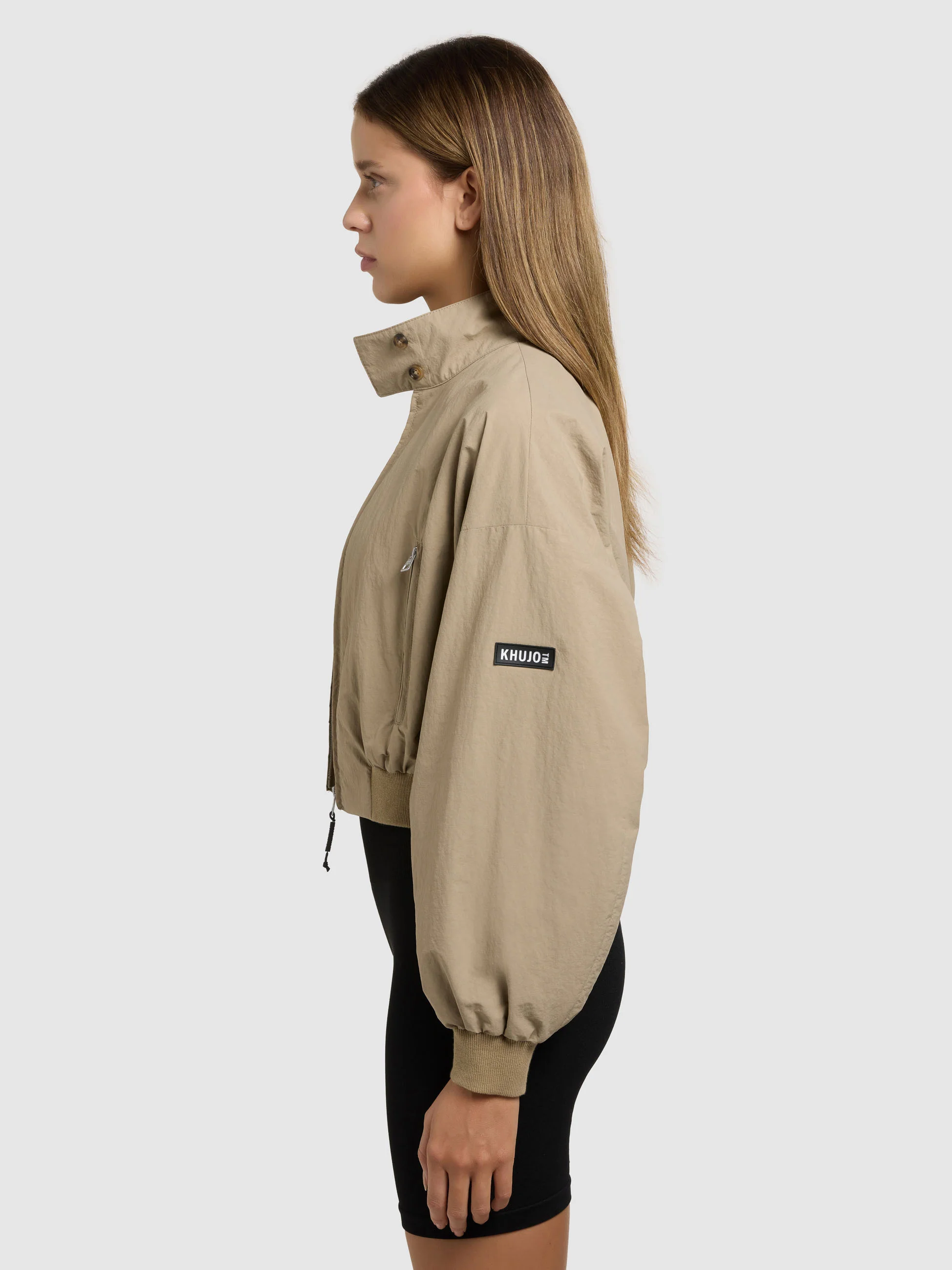 Jacke MARTA WITH BAG BEIGE - Image 5