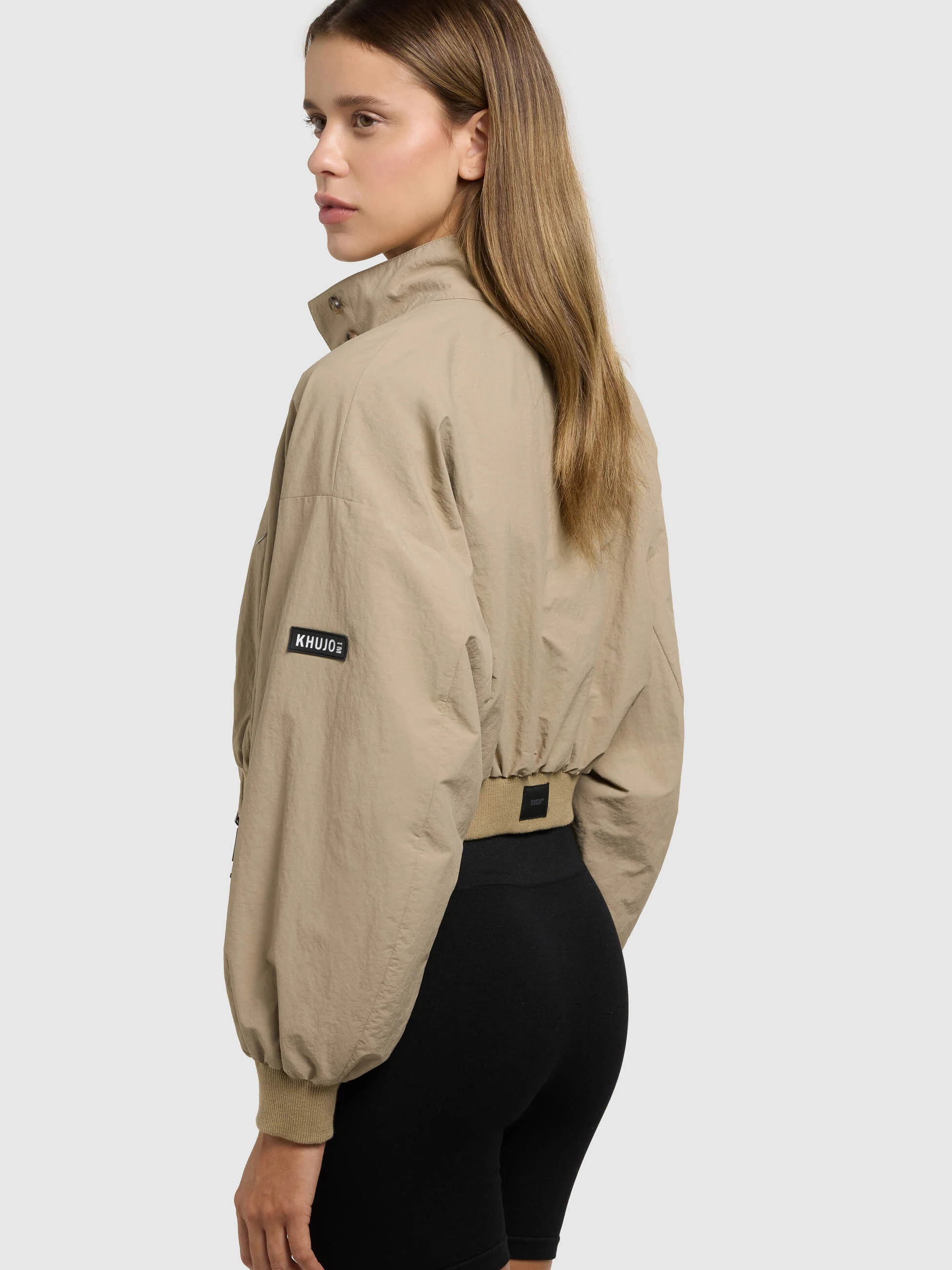 Jacke MARTA WITH BAG BEIGE - Image 7
