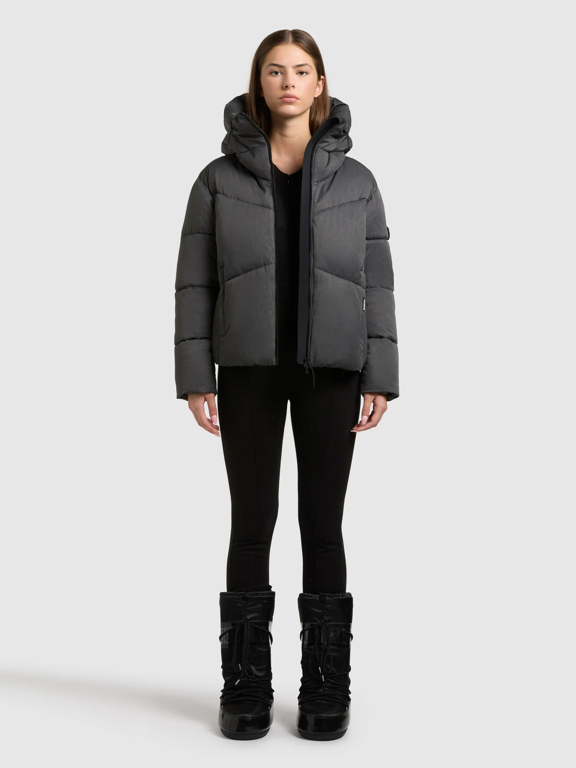 Jacke MILLY DARK MELANGE GREY - Image 2