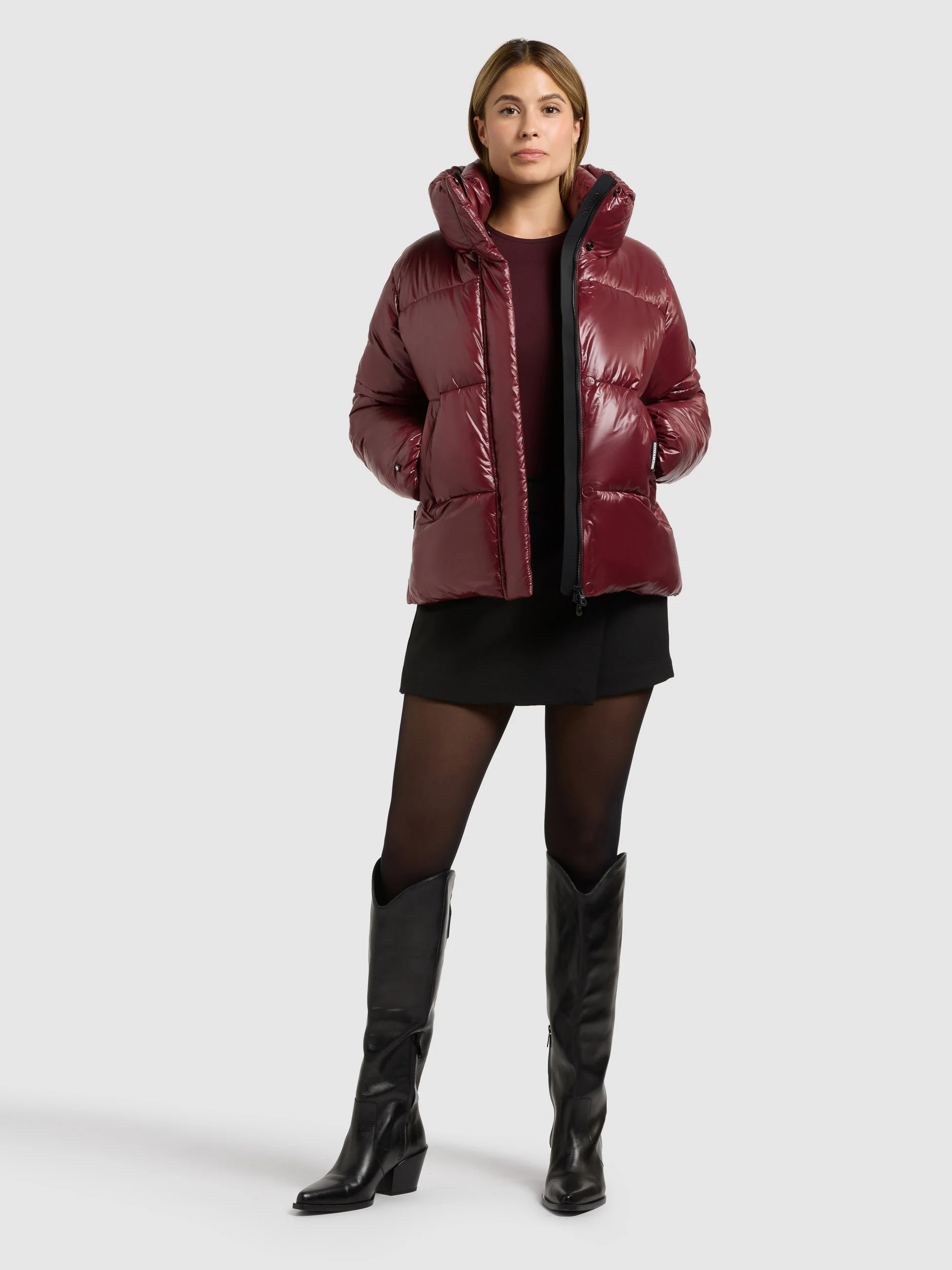 Jacke NALA MAHAGONI RED