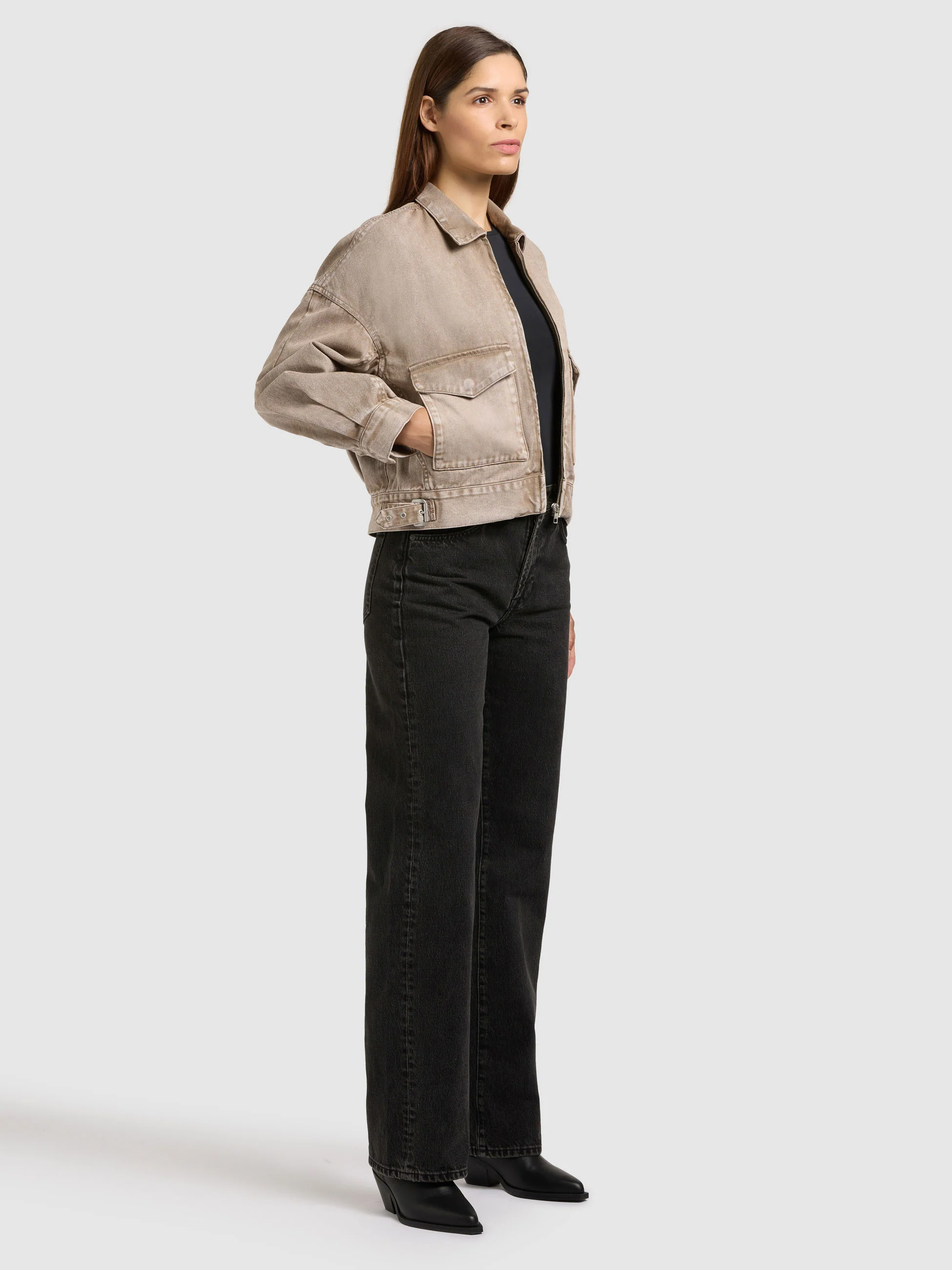 Jacke NELINA LATTE BROWN - Image 7