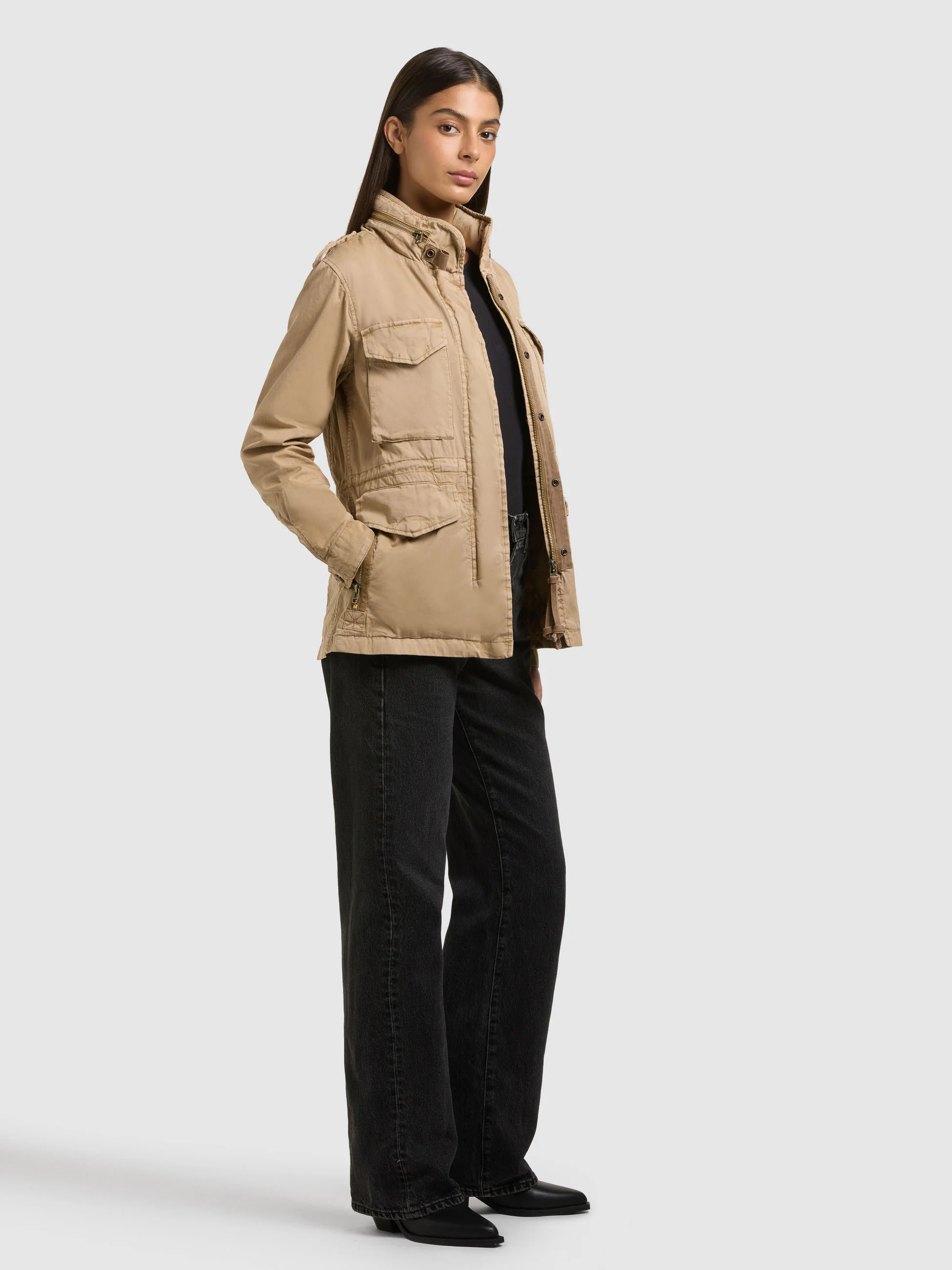 Jacke NORI DARK BEIGE - Image 2