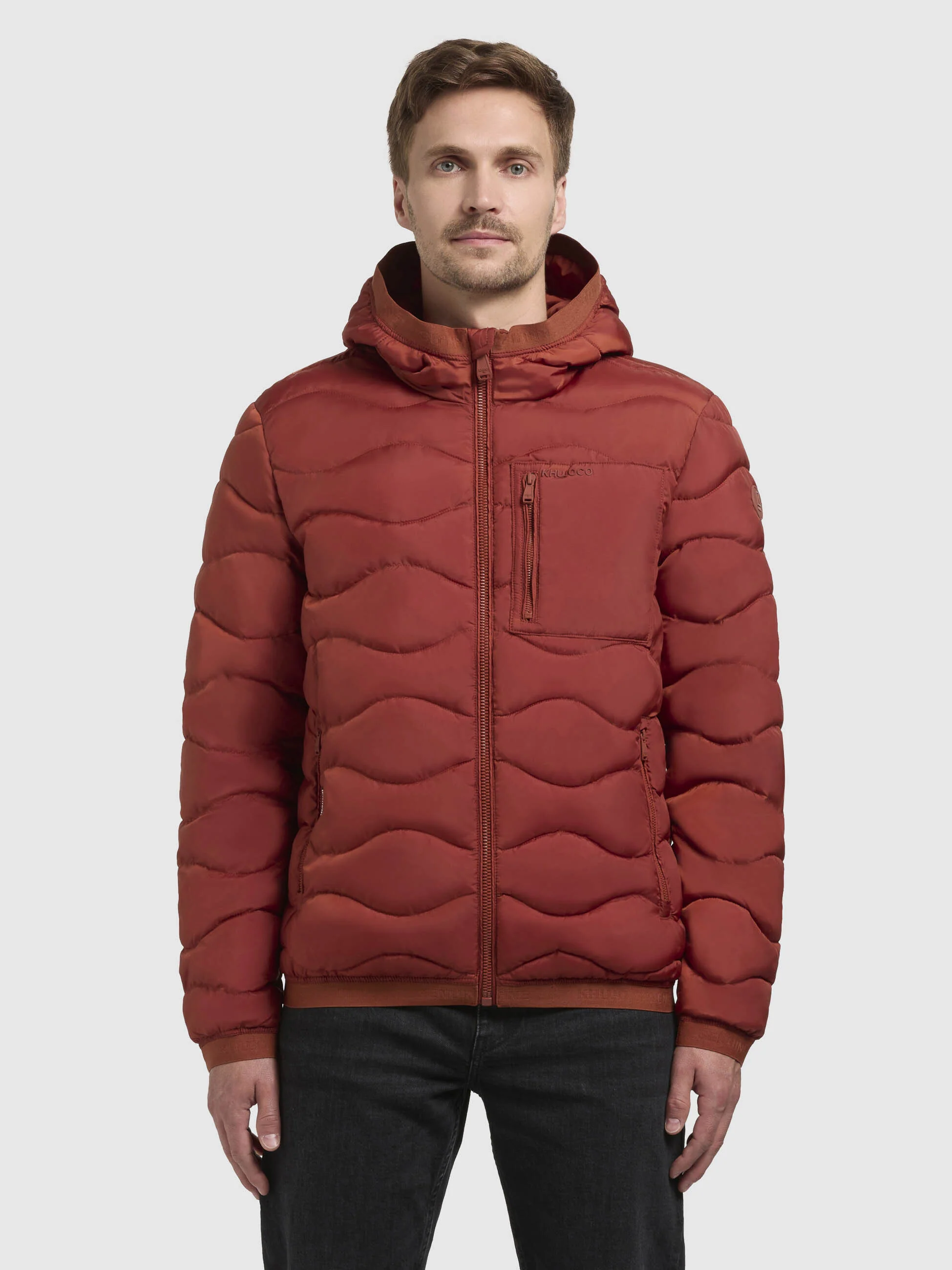 Jacke OMER Rotbraun - Image 4
