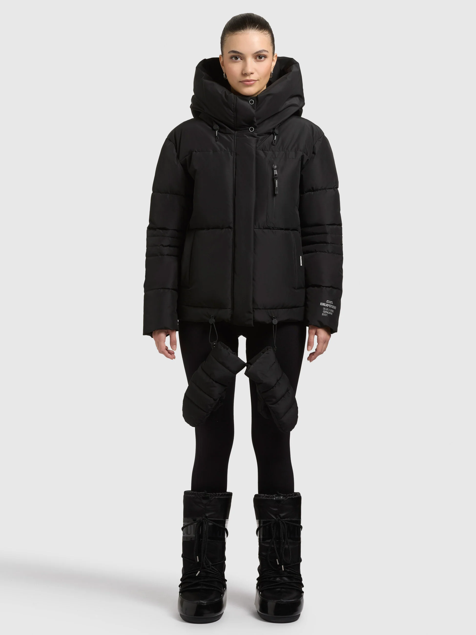 Jacke PEEKE2 WITH GLOVES BLACK - Image 6
