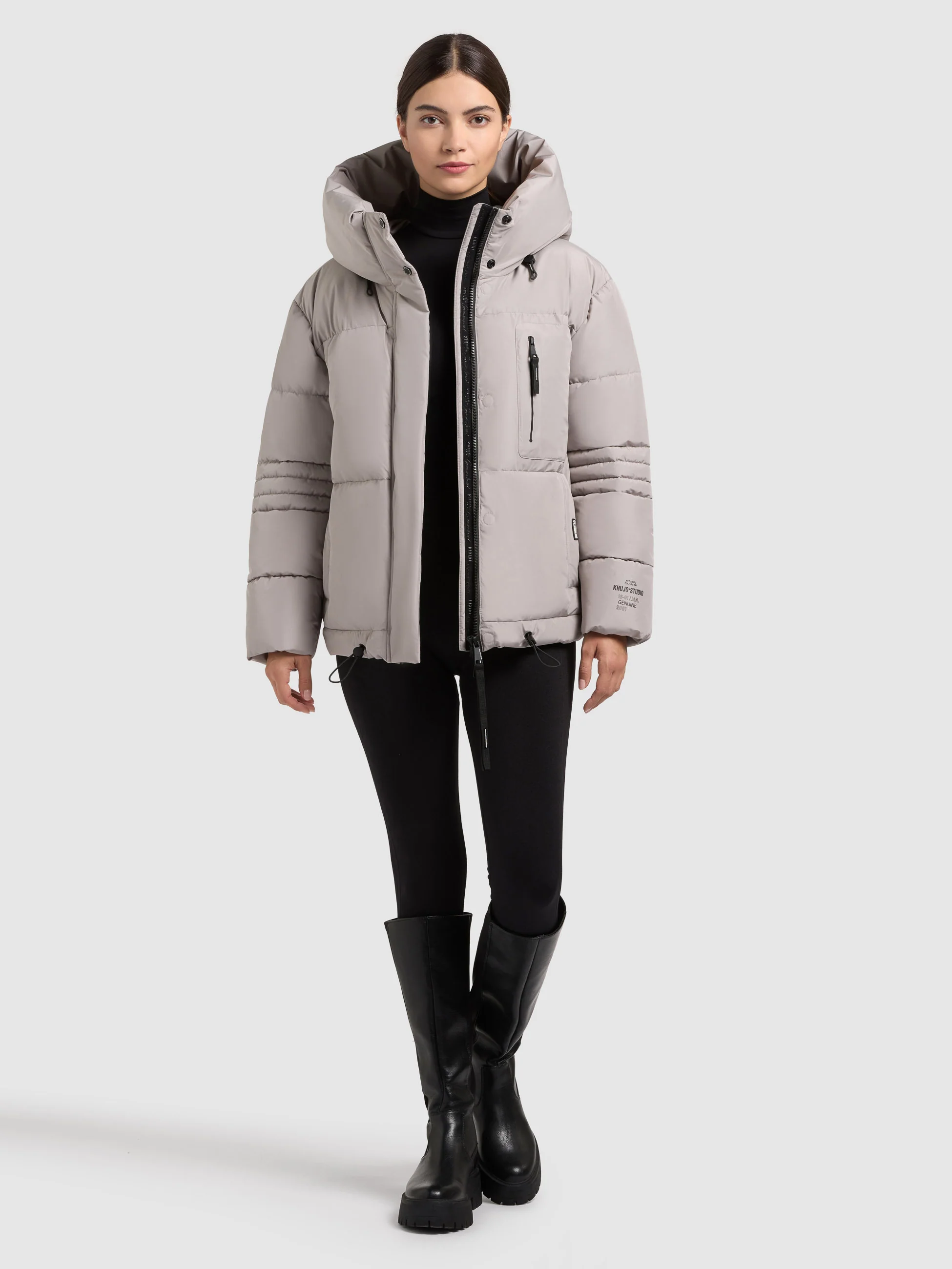 Jacke PEEKE2 WITH GLOVES BLIZZARD GREY