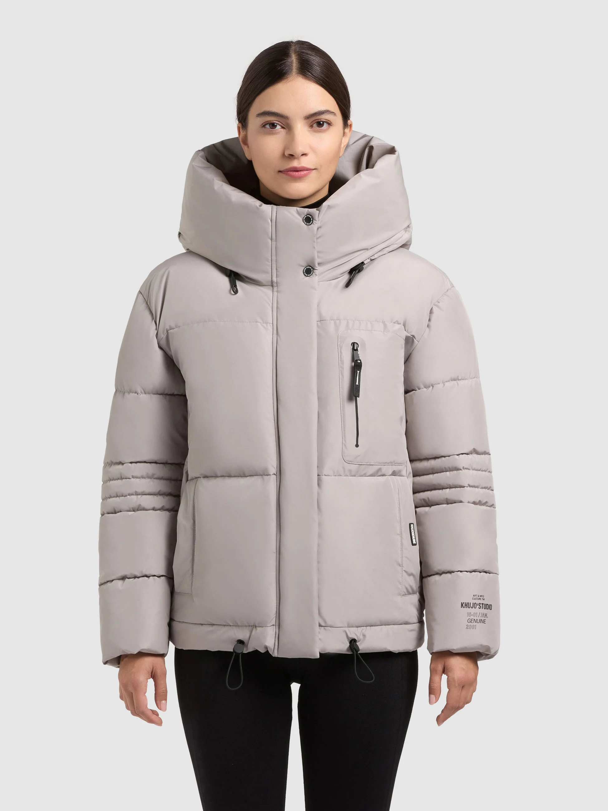 Jacke PEEKE2 WITH GLOVES BLIZZARD GREY - Image 4