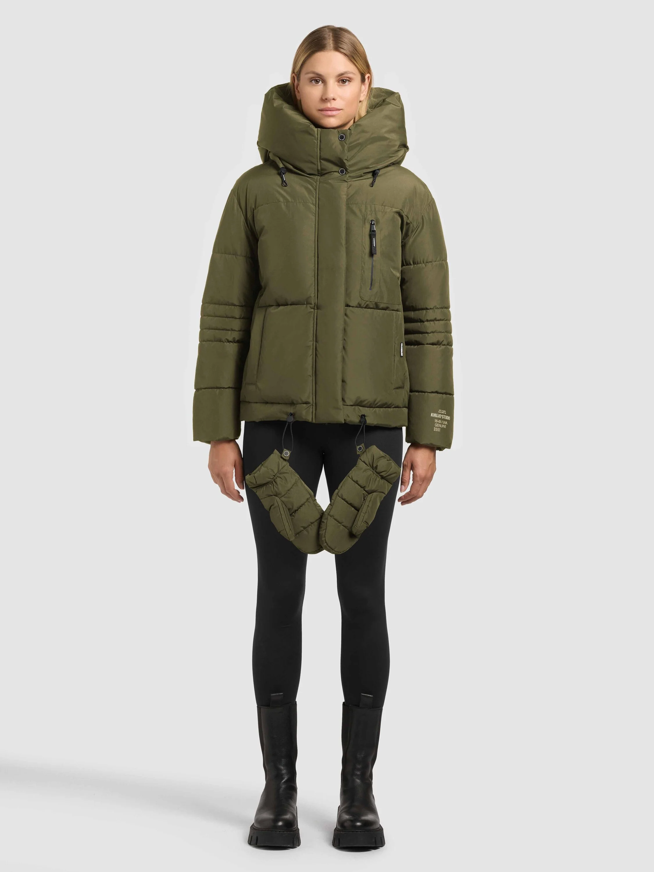 Jacke PEEKE2 WITH GLOVES FERN GREEN
