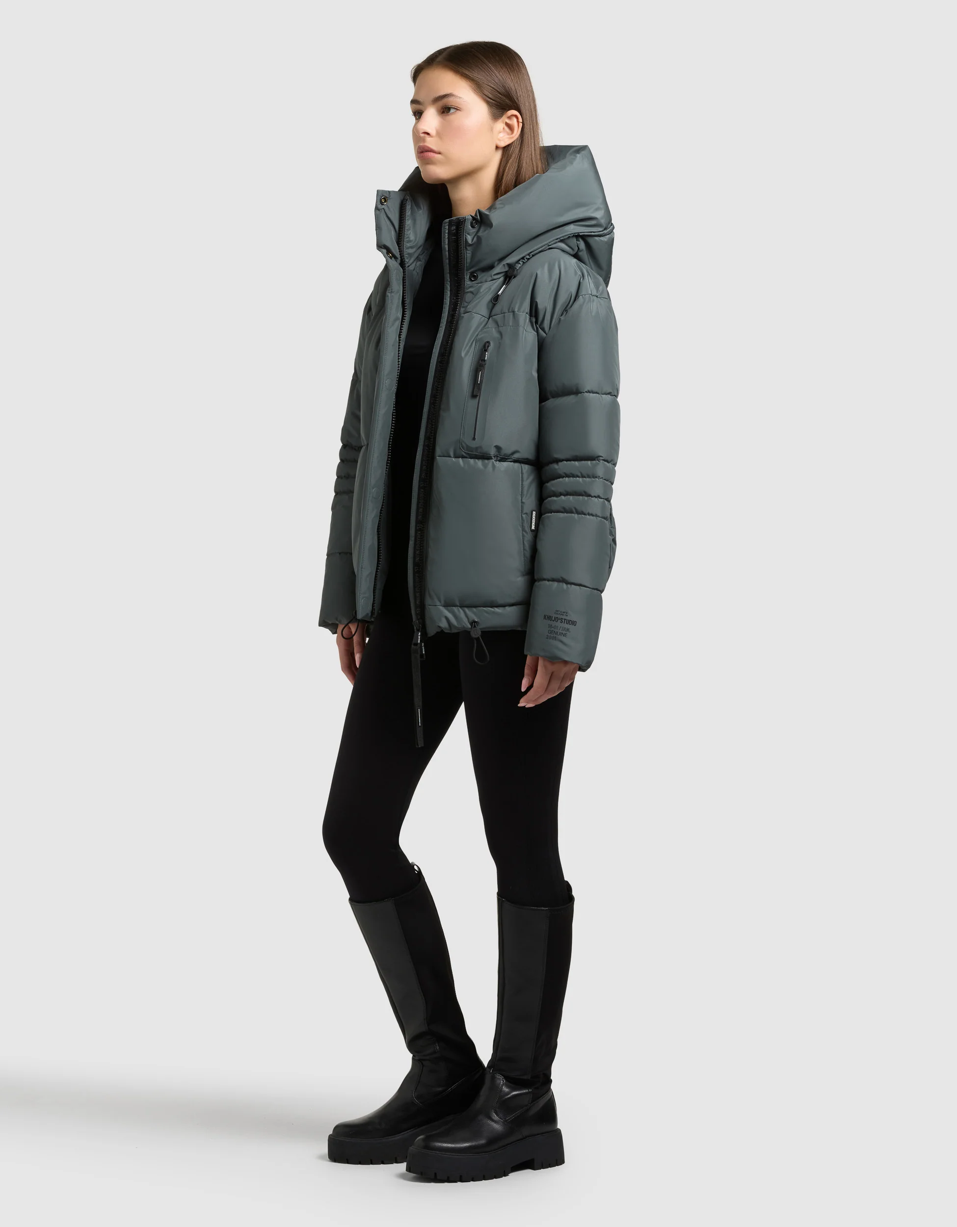 Jacke PEEKE2 WITH GLOVES FOAM GREEN - Image 2