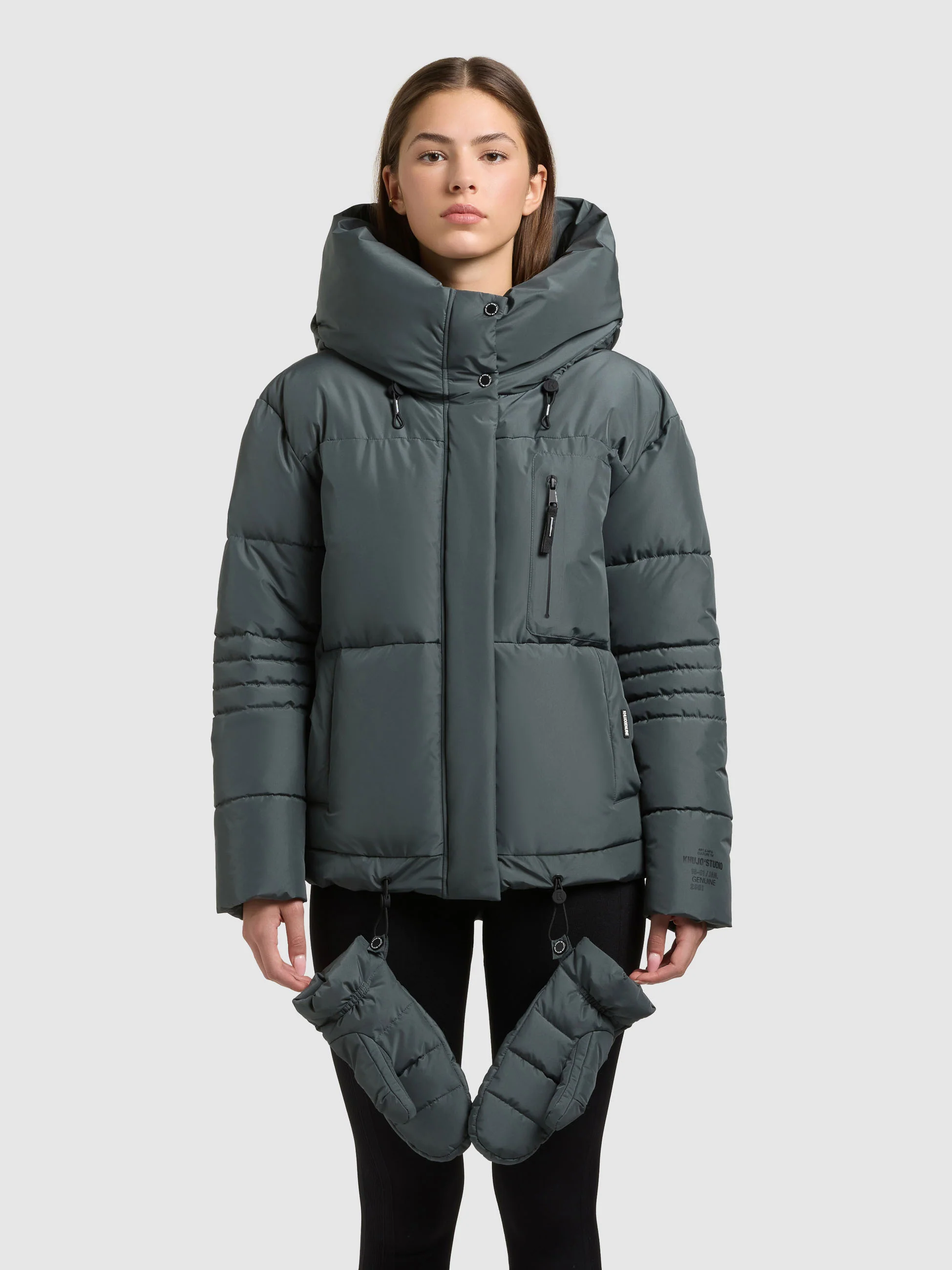 Jacke PEEKE2 WITH GLOVES FOAM GREEN - Image 4