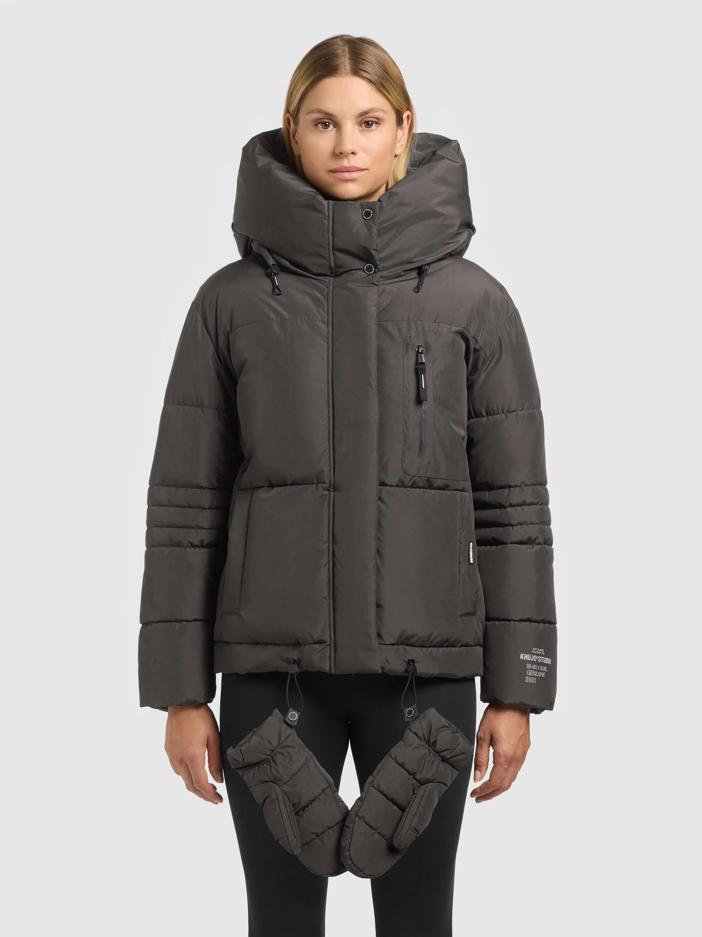 Jacke PEEKE2 WITH GLOVES GRAPHITE GREY - Image 4