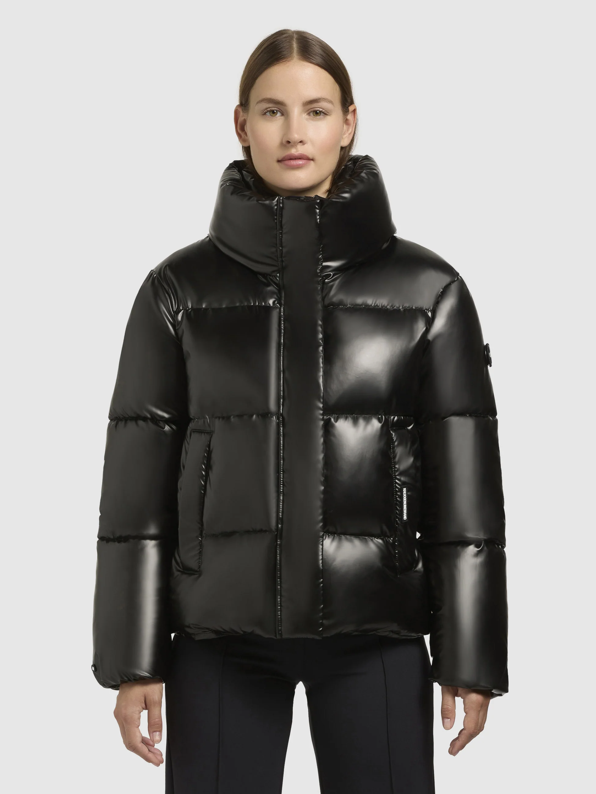 Jacke RINJA SHINY Dunkelgrau - Image 4