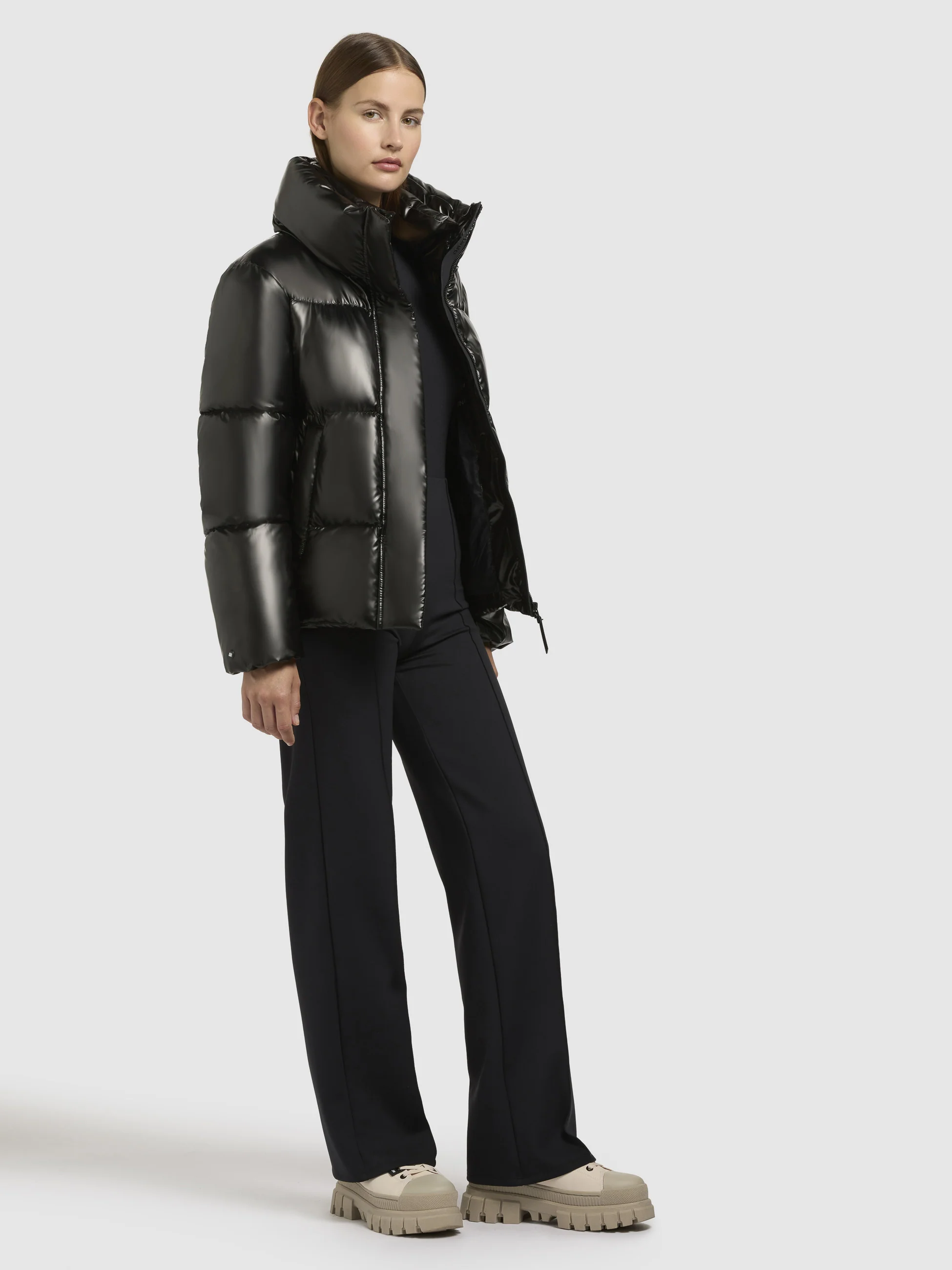 Jacke RINJA SHINY Dunkelgrau - Image 6