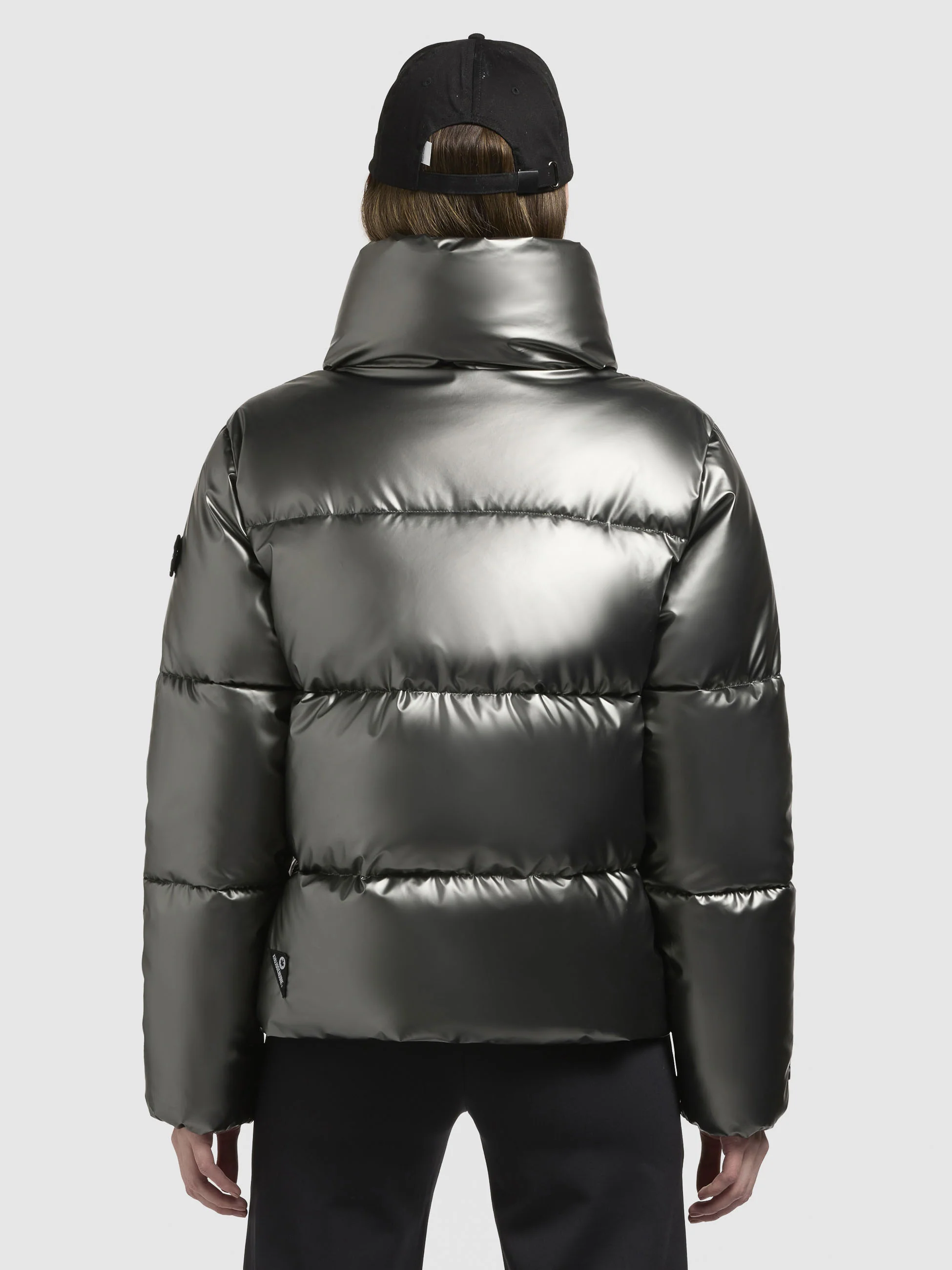 Jacke RINJA SHINY Grau - Image 3