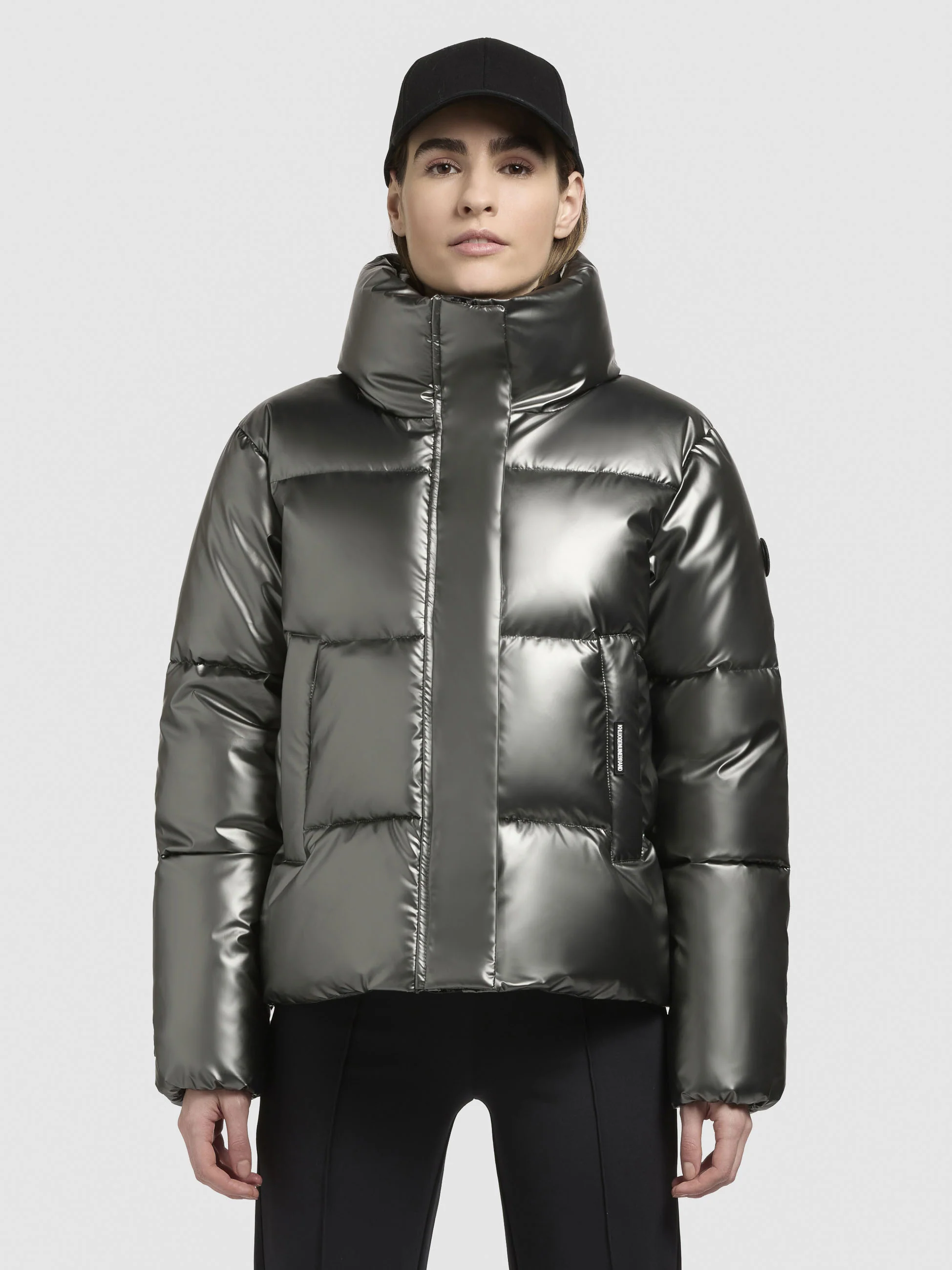 Jacke RINJA SHINY Grau - Image 4