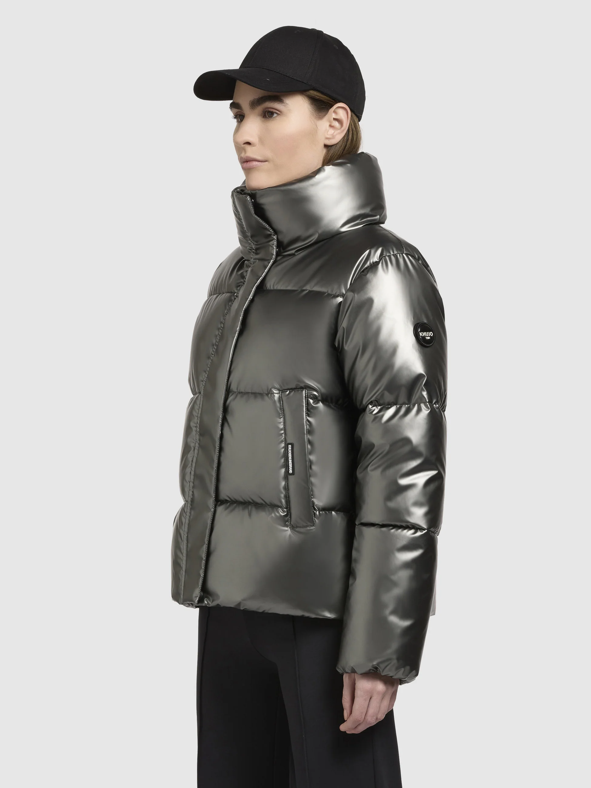 Jacke RINJA SHINY Grau - Image 5