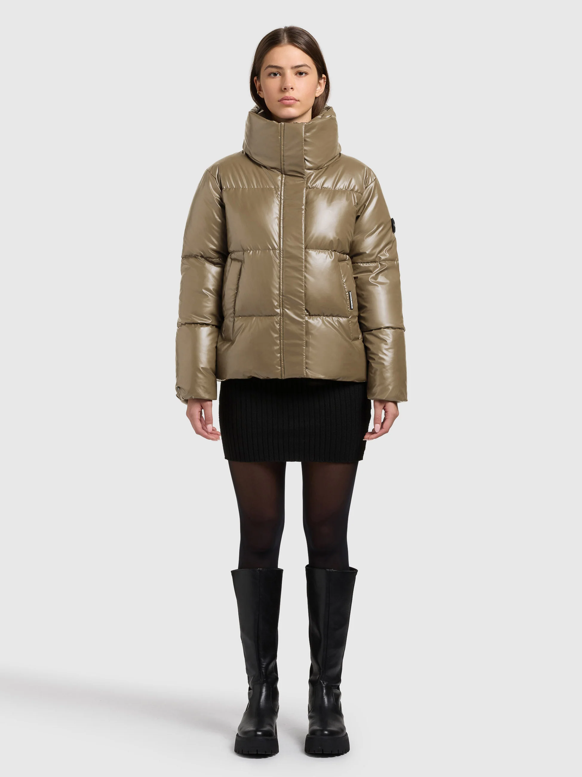 Jacke RINJA2 SHINY CANE BROWN