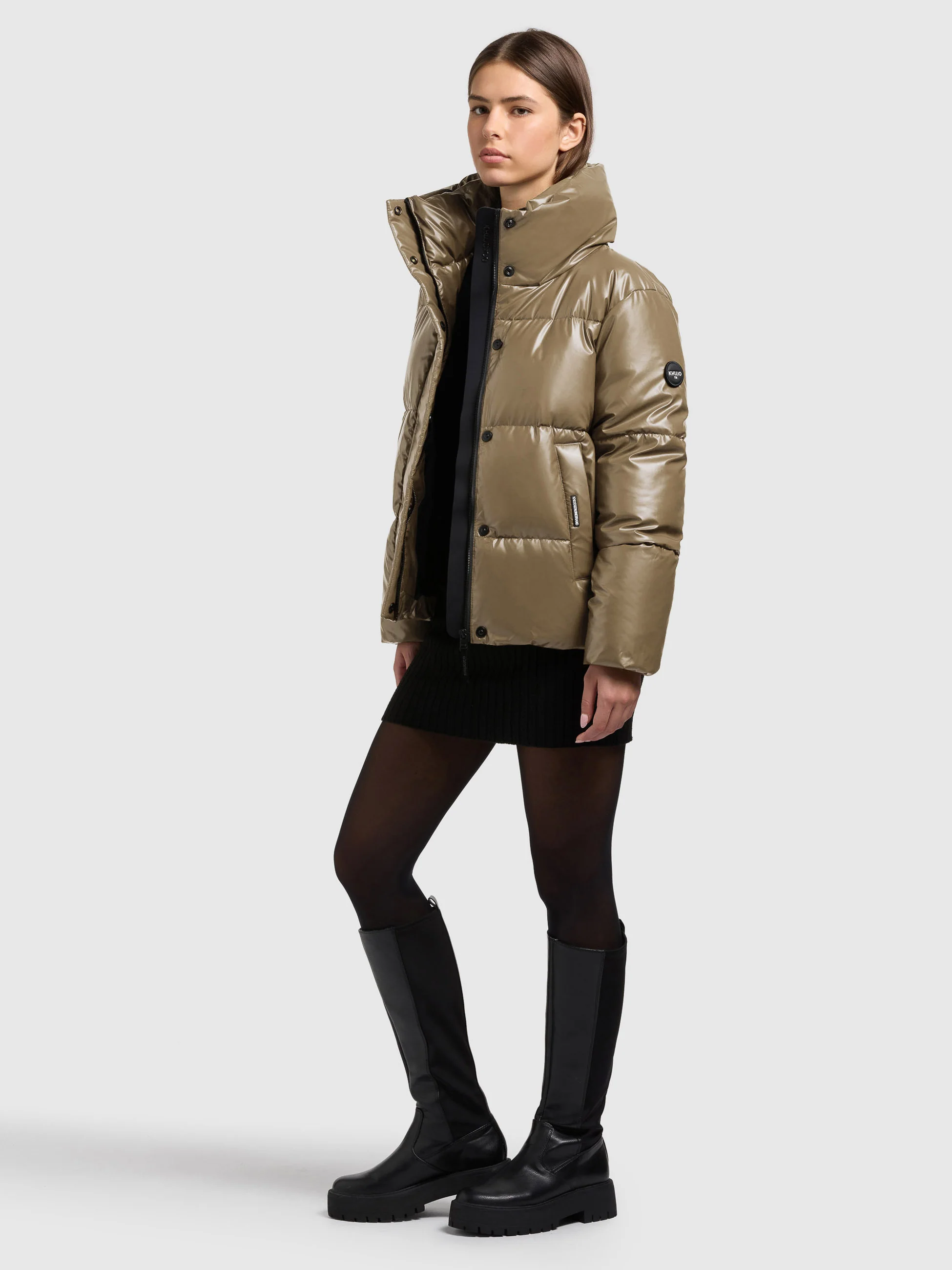 Jacke RINJA2 SHINY CANE BROWN - Image 2