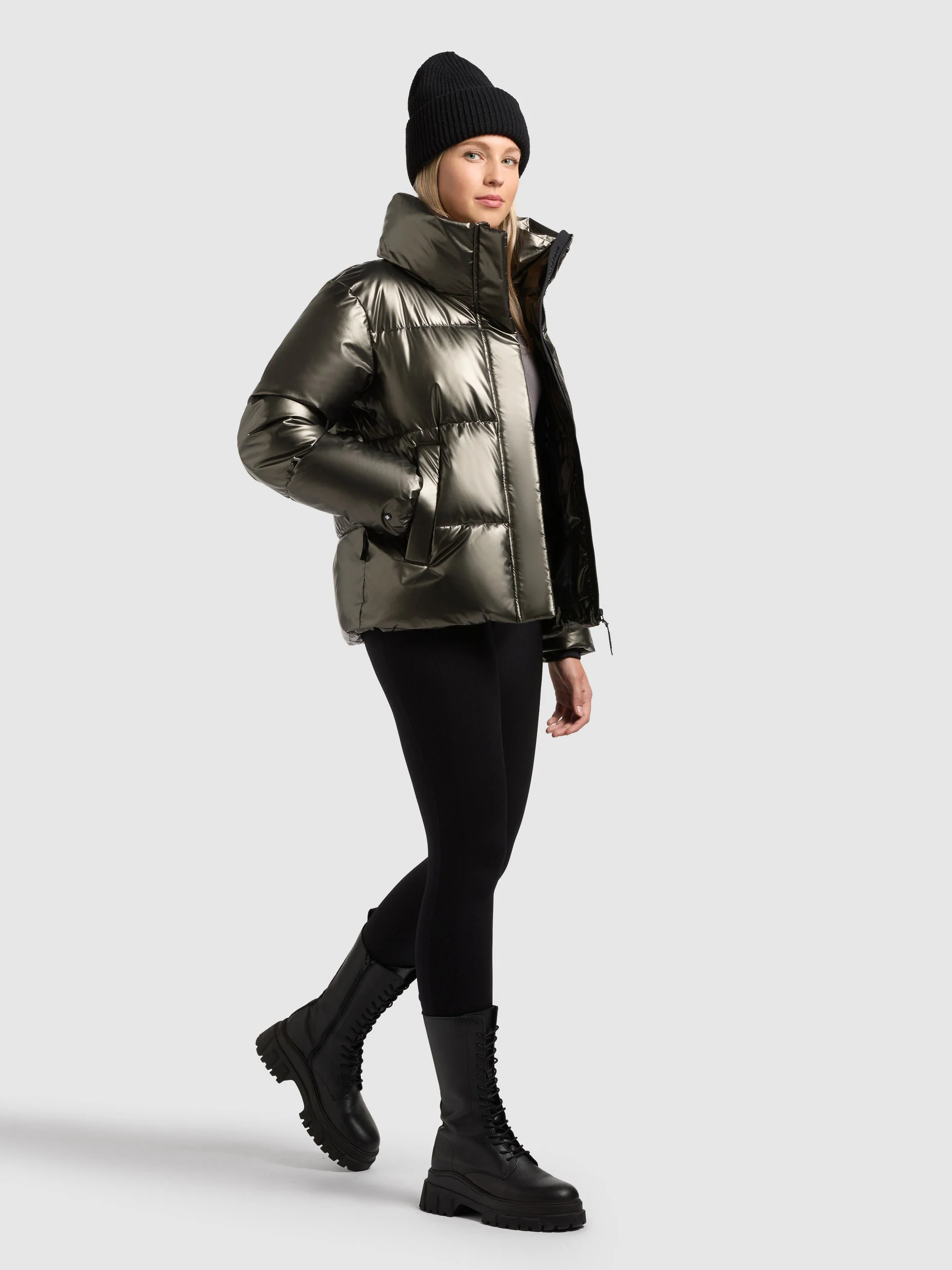 Jacke RINJA2 SHINY MUD BROWN - Image 6