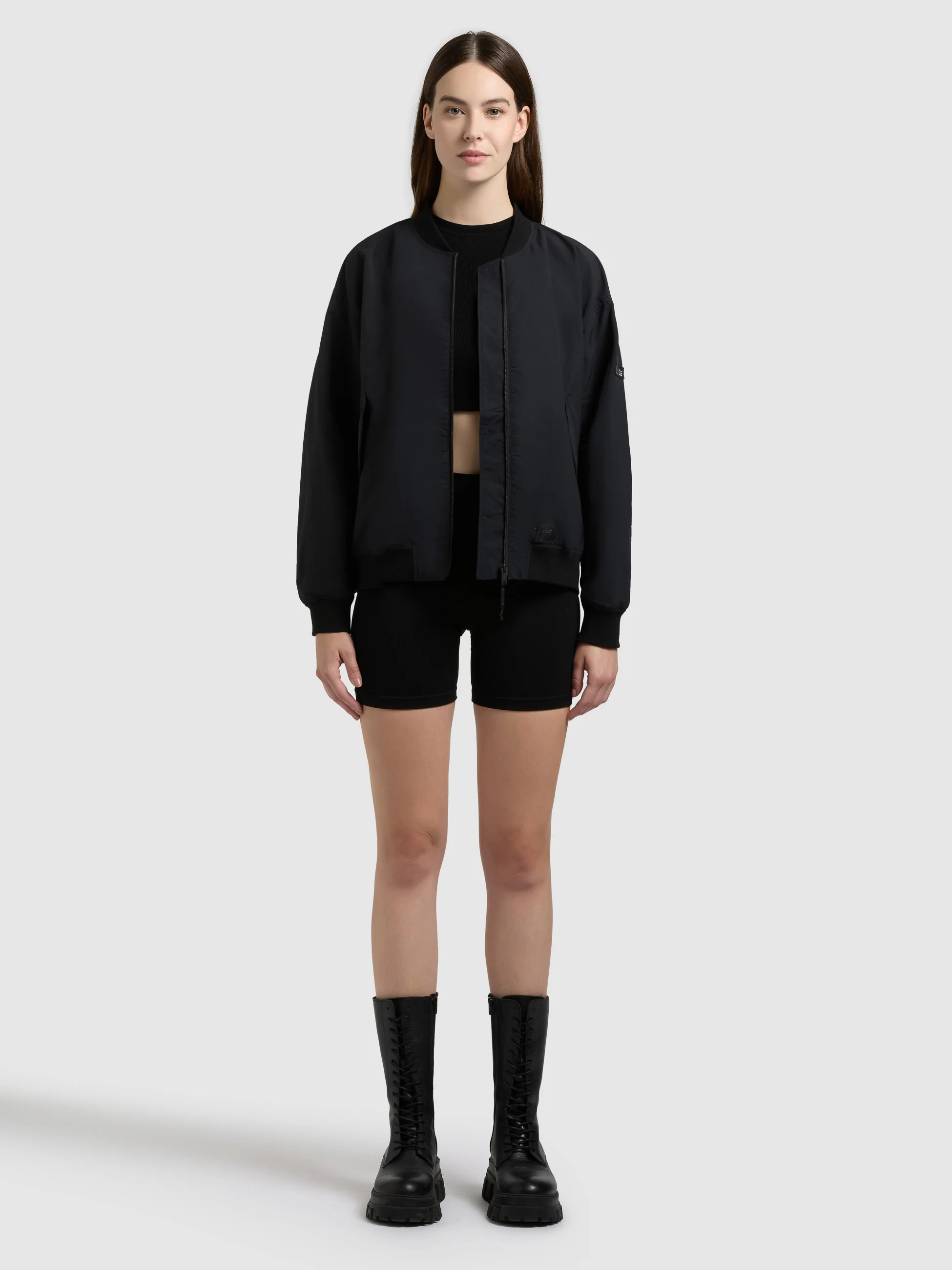 Jacke RYLEE WITH BAG BLACK - Image 2