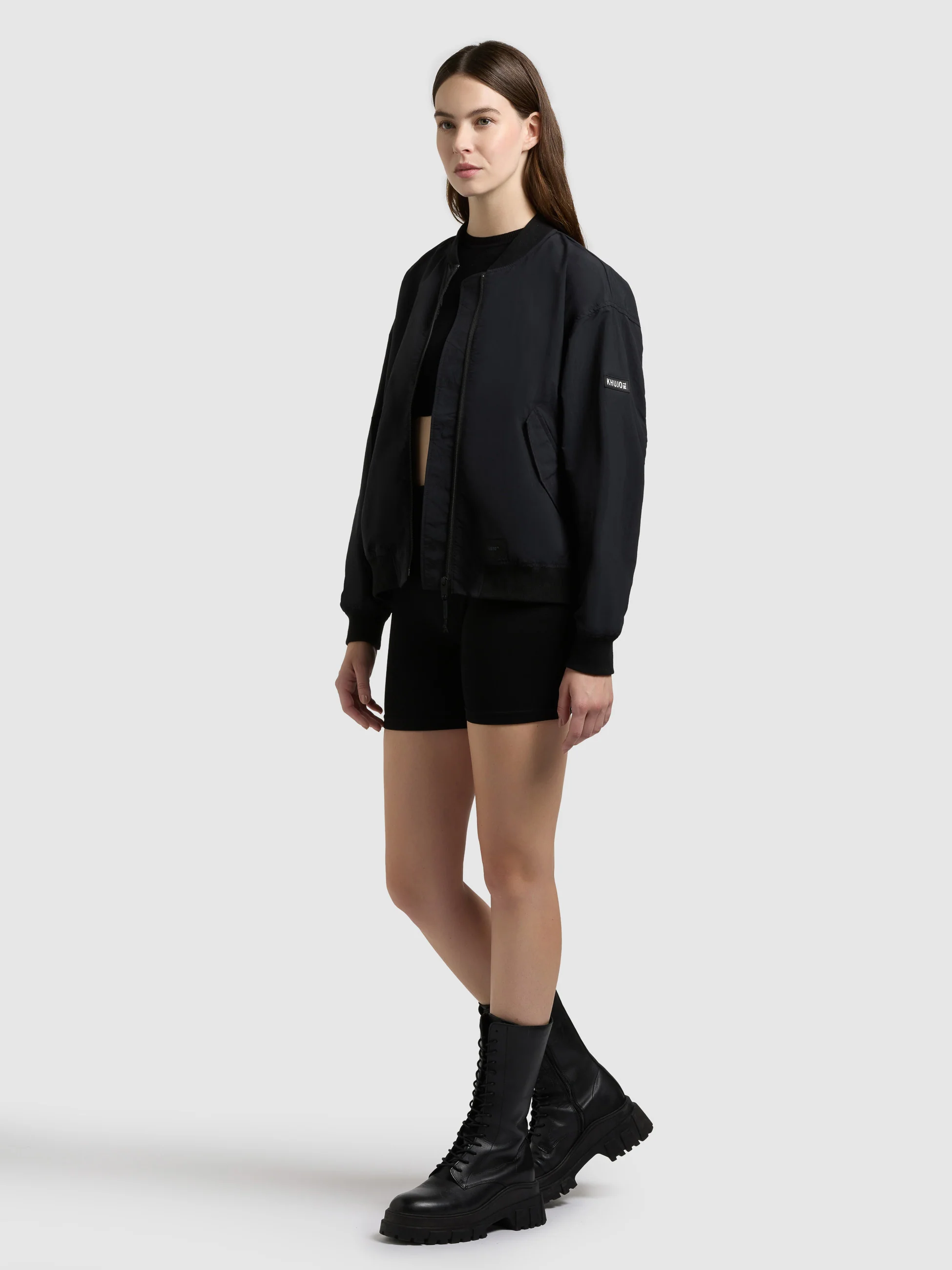Jacke RYLEE WITH BAG BLACK - Image 7