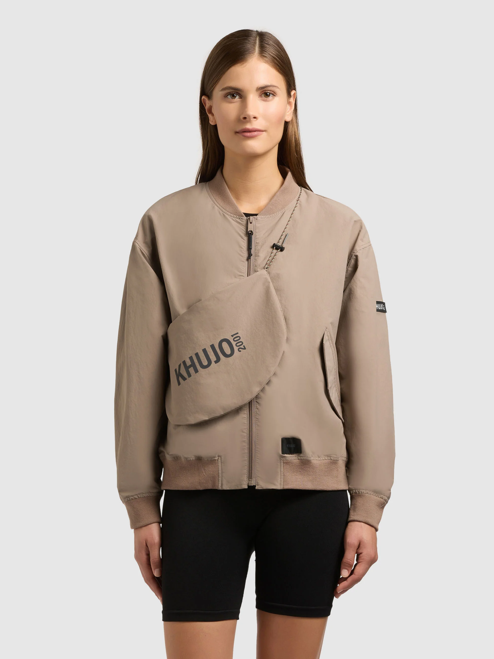 Jacke RYLEE WITH BAG LATTE BROWN