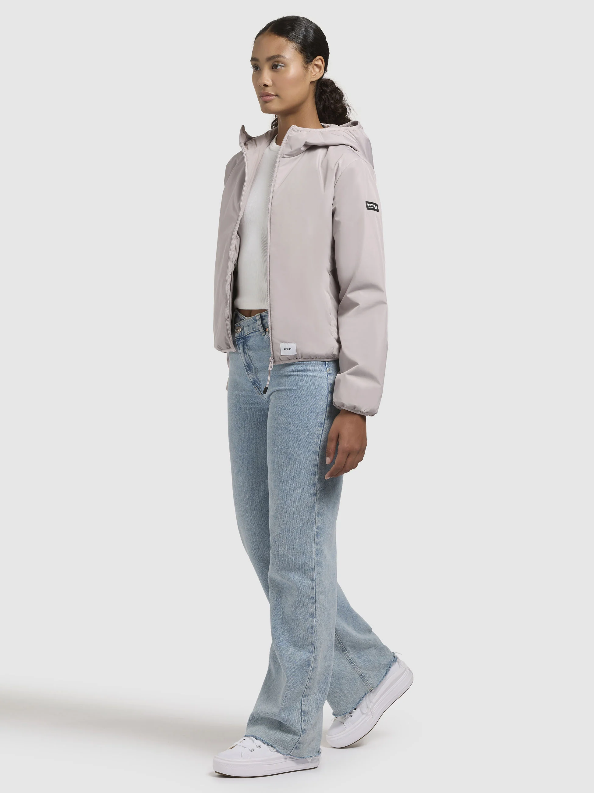 Jacke SHELLY WITH BAG Blasslila - Image 2