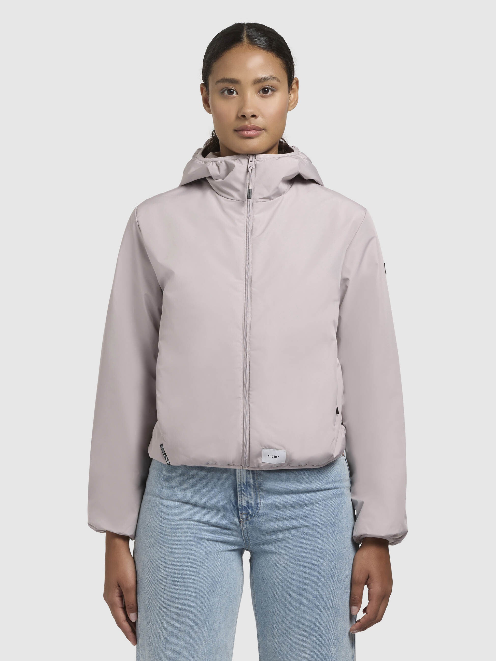 Jacke SHELLY WITH BAG Blasslila - Image 4