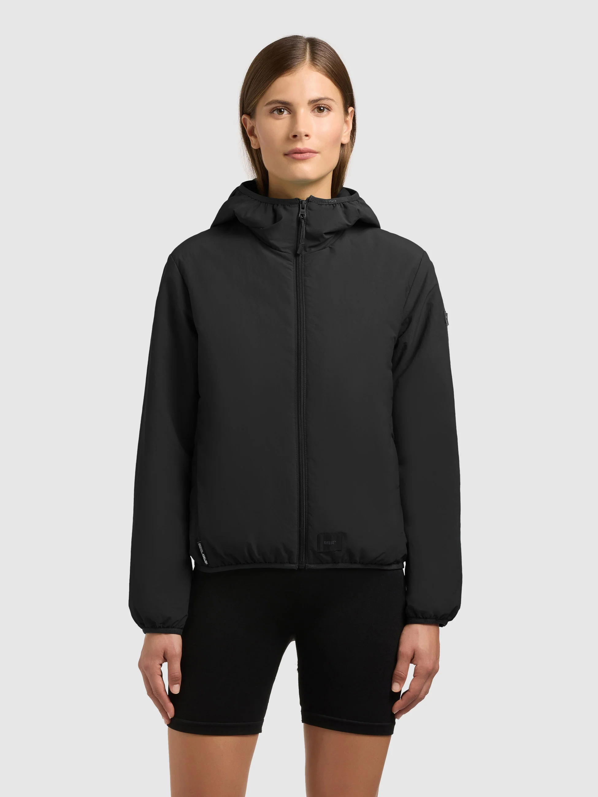 Jacke SHELLY2 WITH BAG BLACK - Image 4