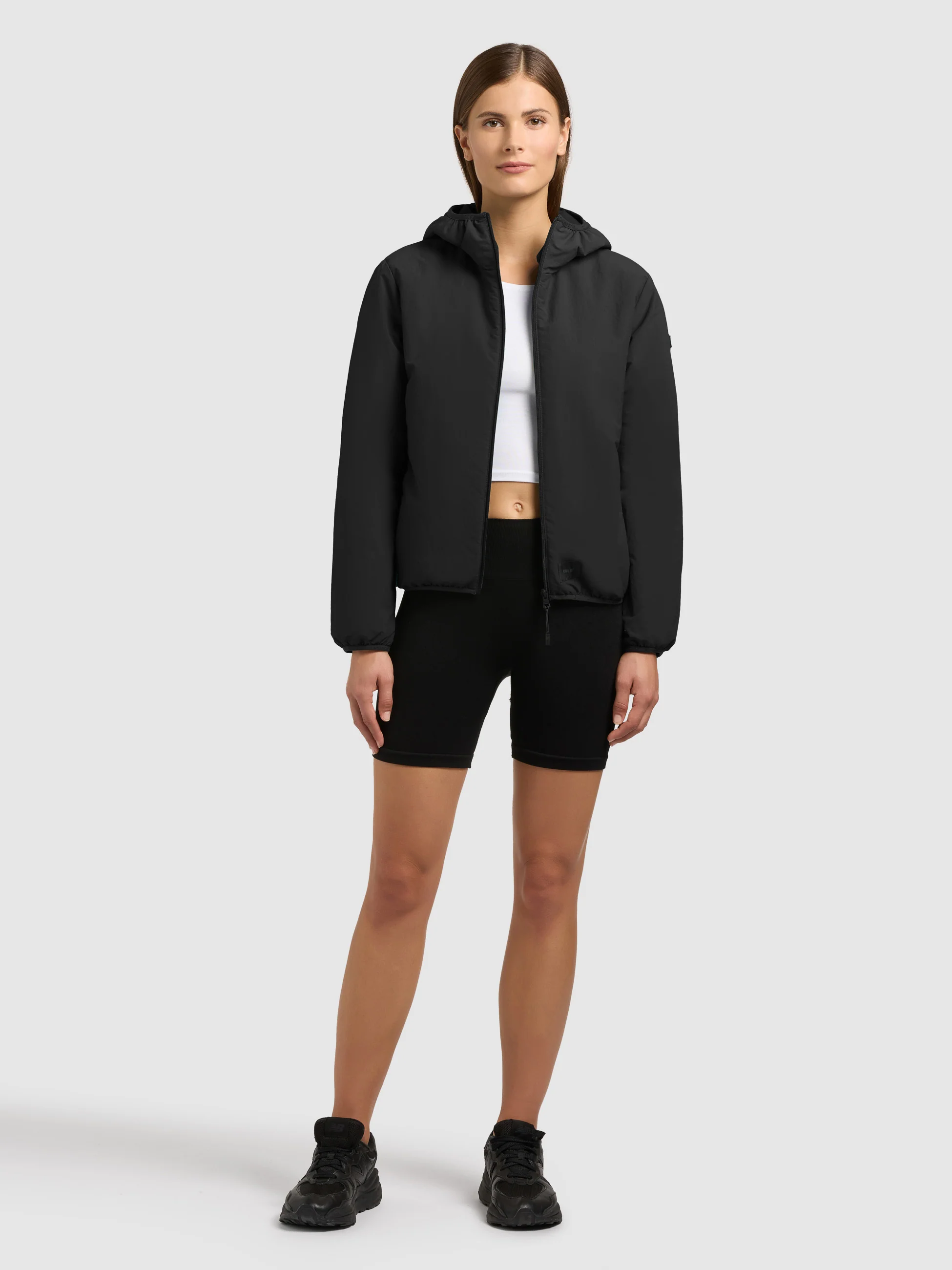 Jacke SHELLY2 WITH BAG BLACK - Image 7
