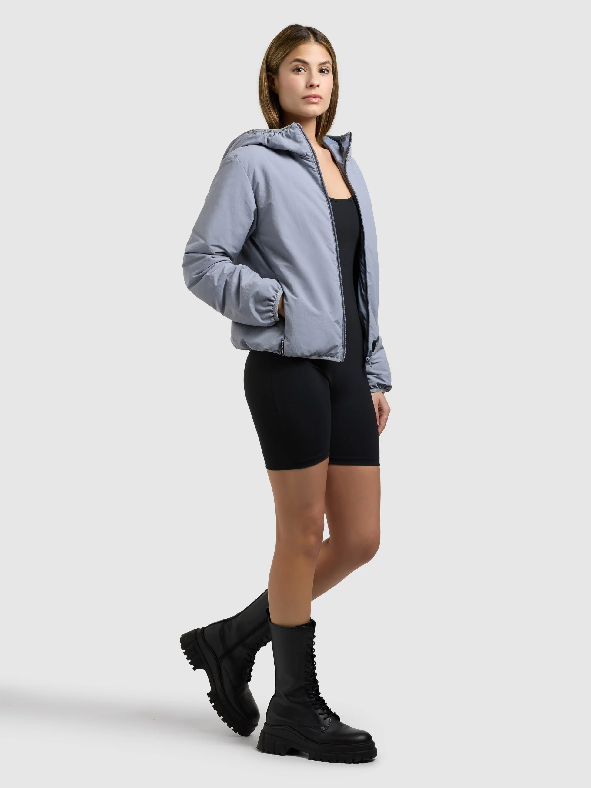 Jacke SHELLY2 WITH BAG MISTY BLUE - Image 6