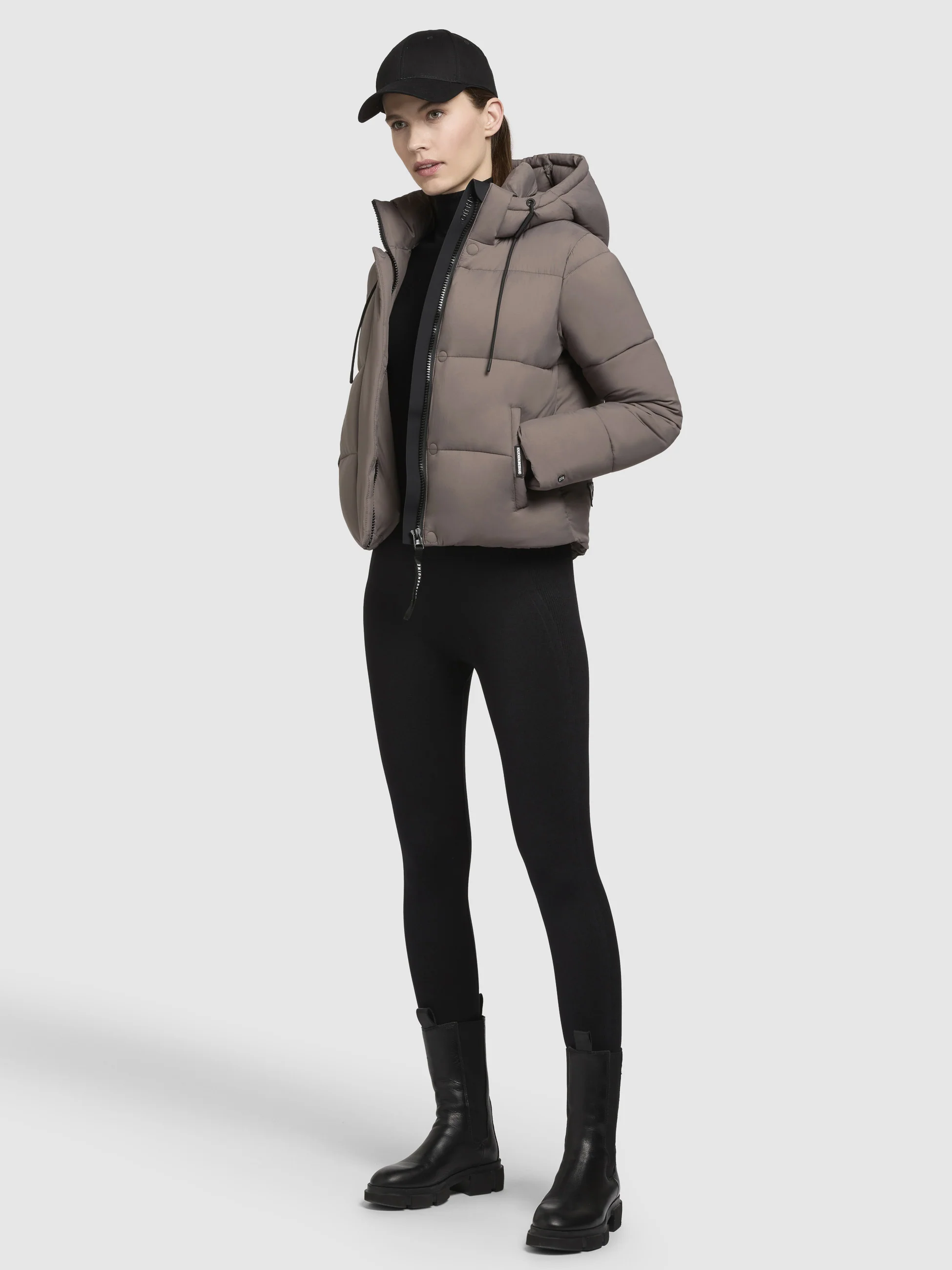 Jacke STINE2 MATT Taupe dunkel - Image 2