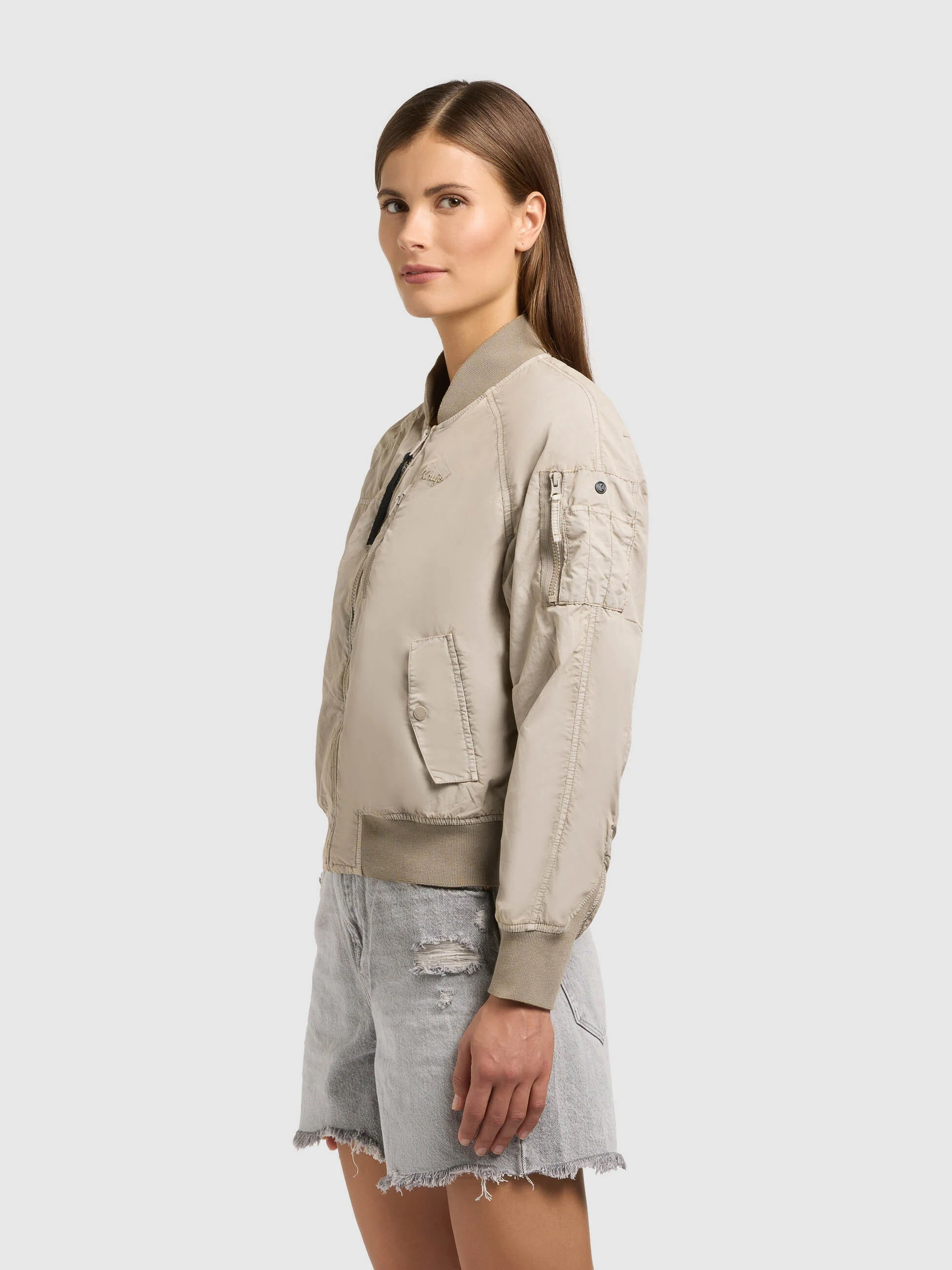 Jacke ZARIA BONE BEIGE - Image 5