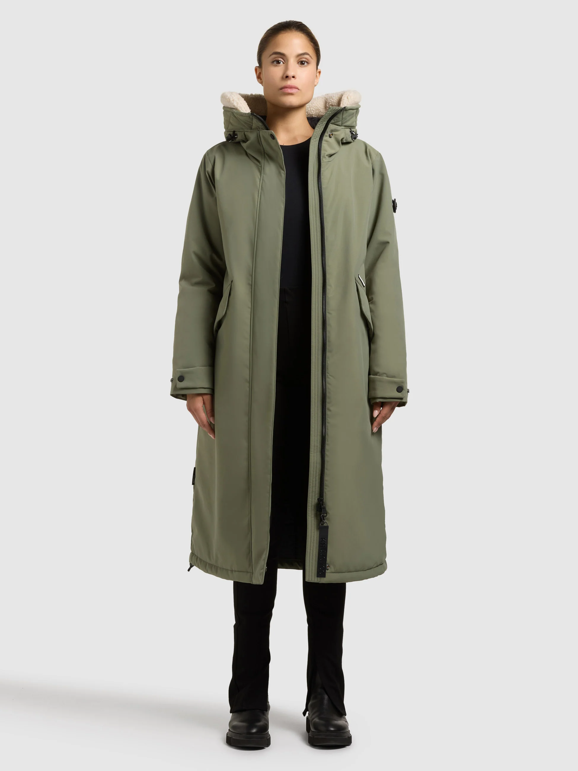Mantel AGNETA2 MUTED GREEN