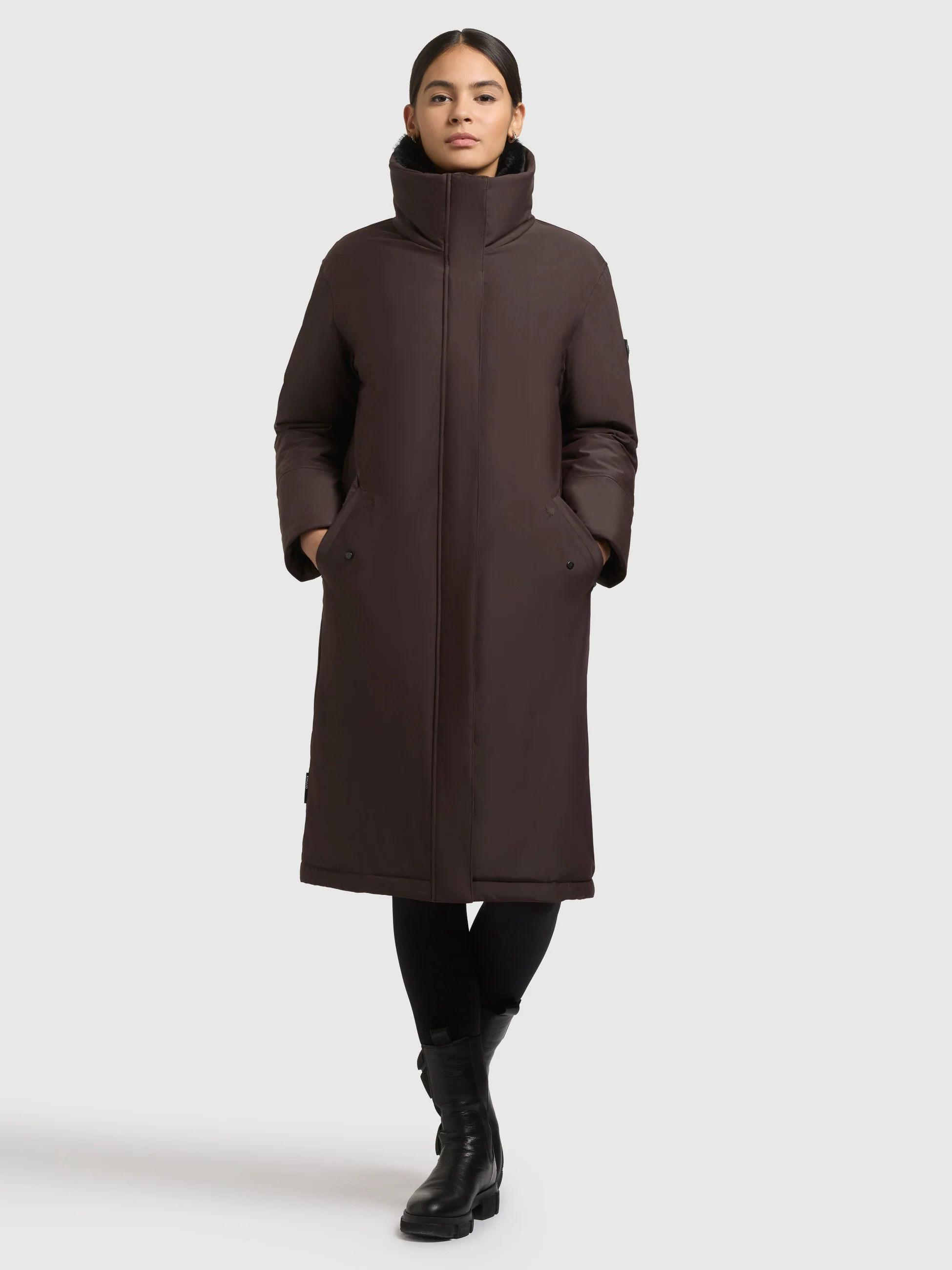 Mantel COLLIE MOODY PLUM