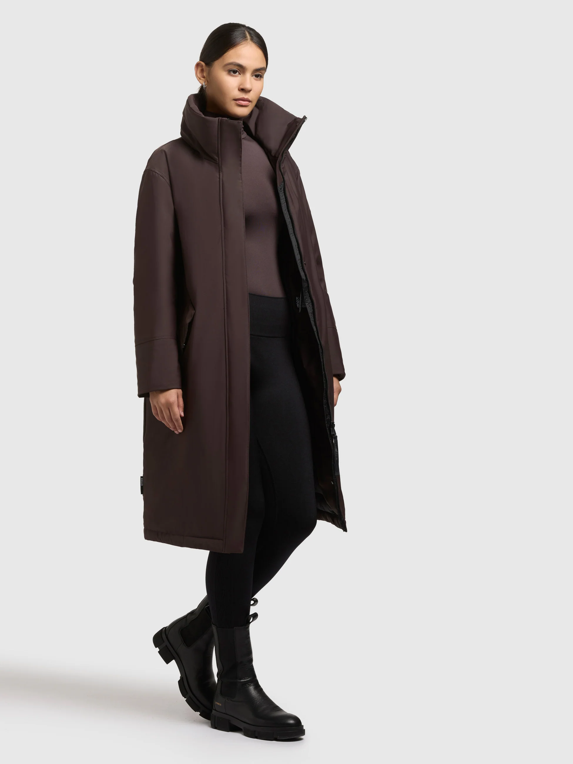 Mantel COLLIE MOODY PLUM - Image 6