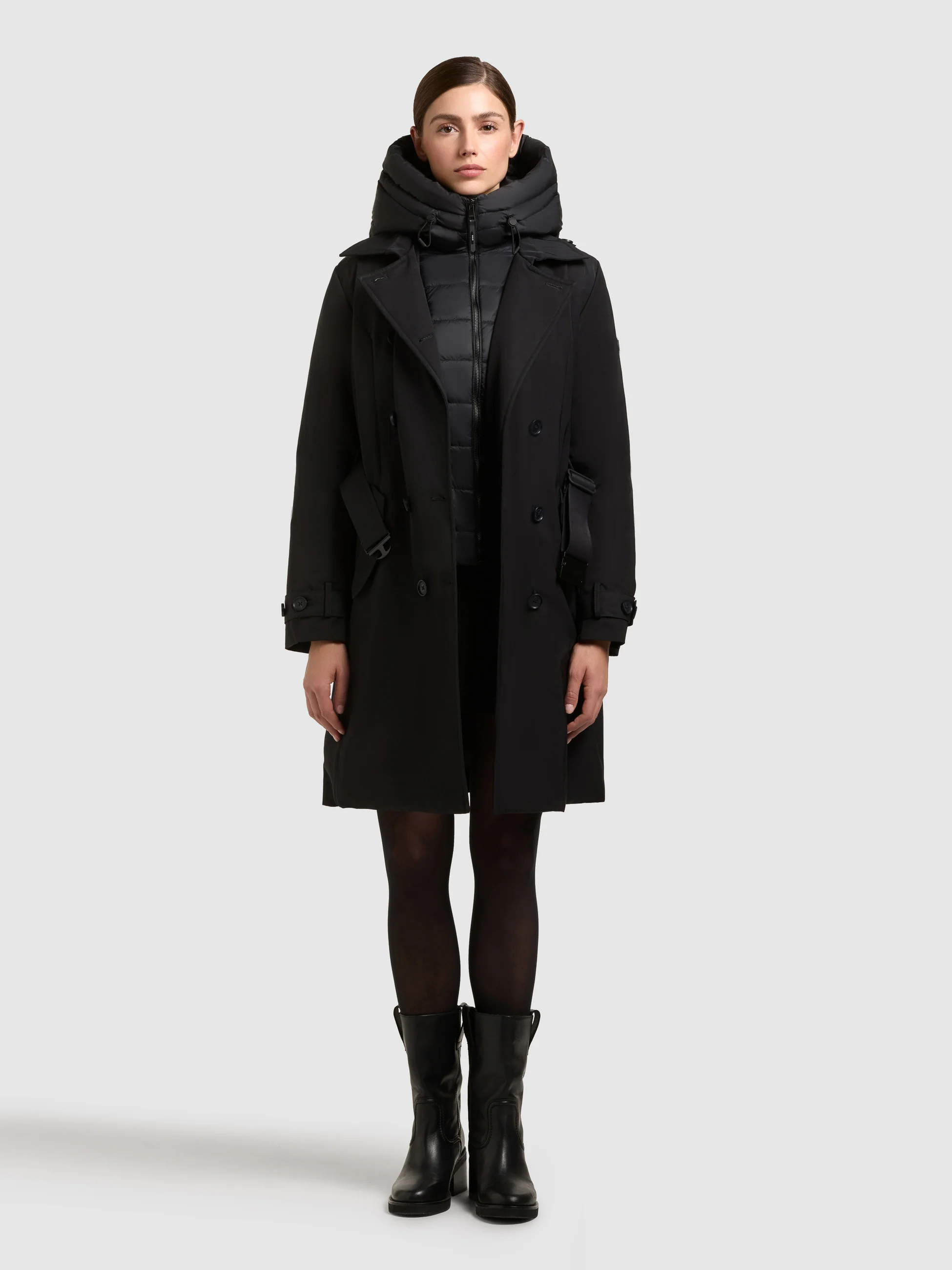 Mantel GORA BLACK